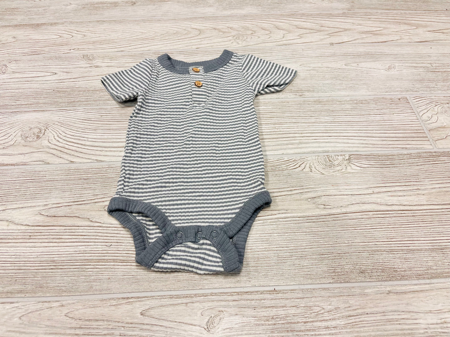 Cat & Jack Striped Short Sleeve Onesie
