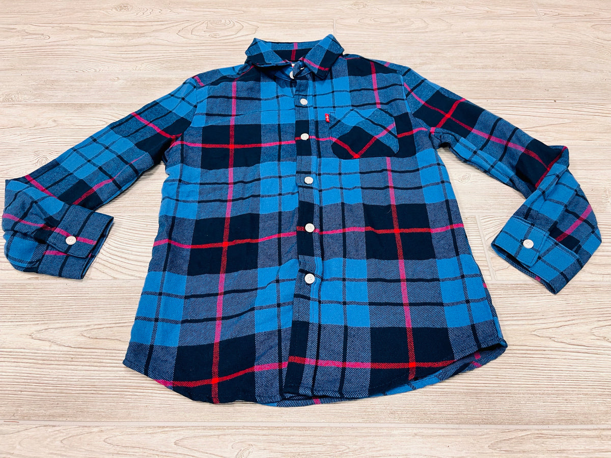 Levi’s Flannel Button Down Long Sleeve Shirt