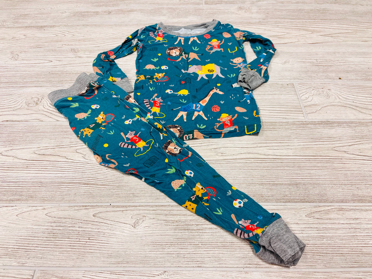 Little Sleepies Animal Sports Print Bamboo Pajama