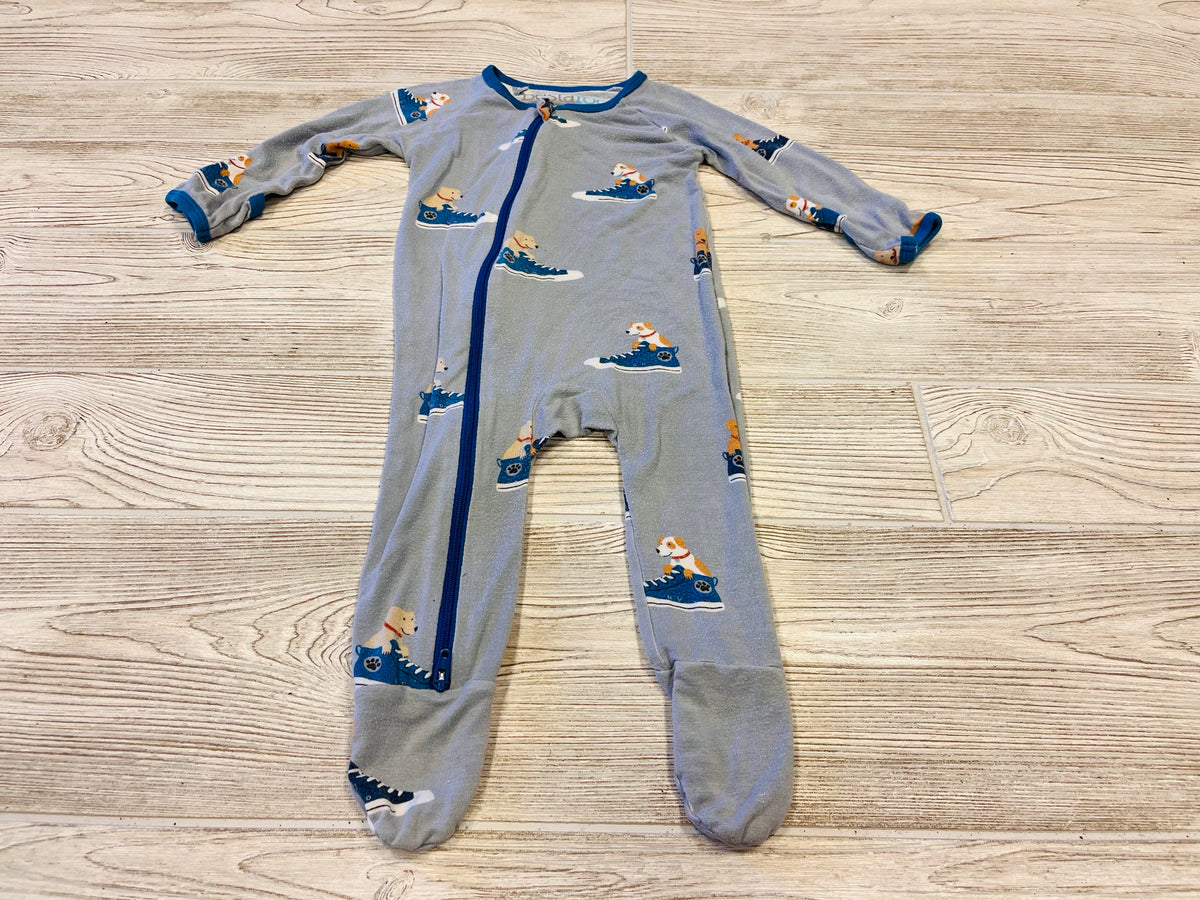 Bestaroo Dog Print Zip Up Bamboo Pajama