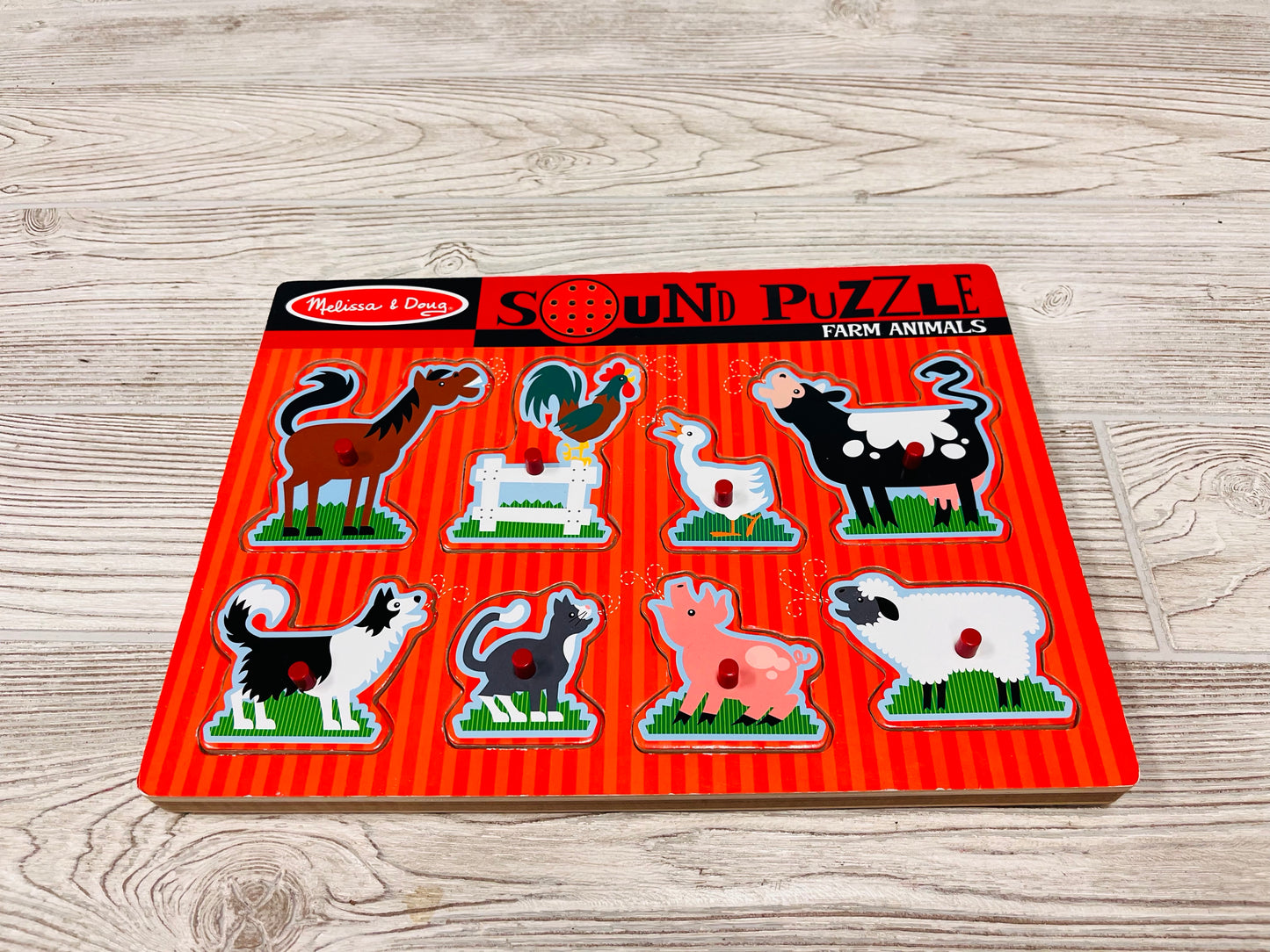 Melissa & Doug Sound Puzzle - Farm Animals