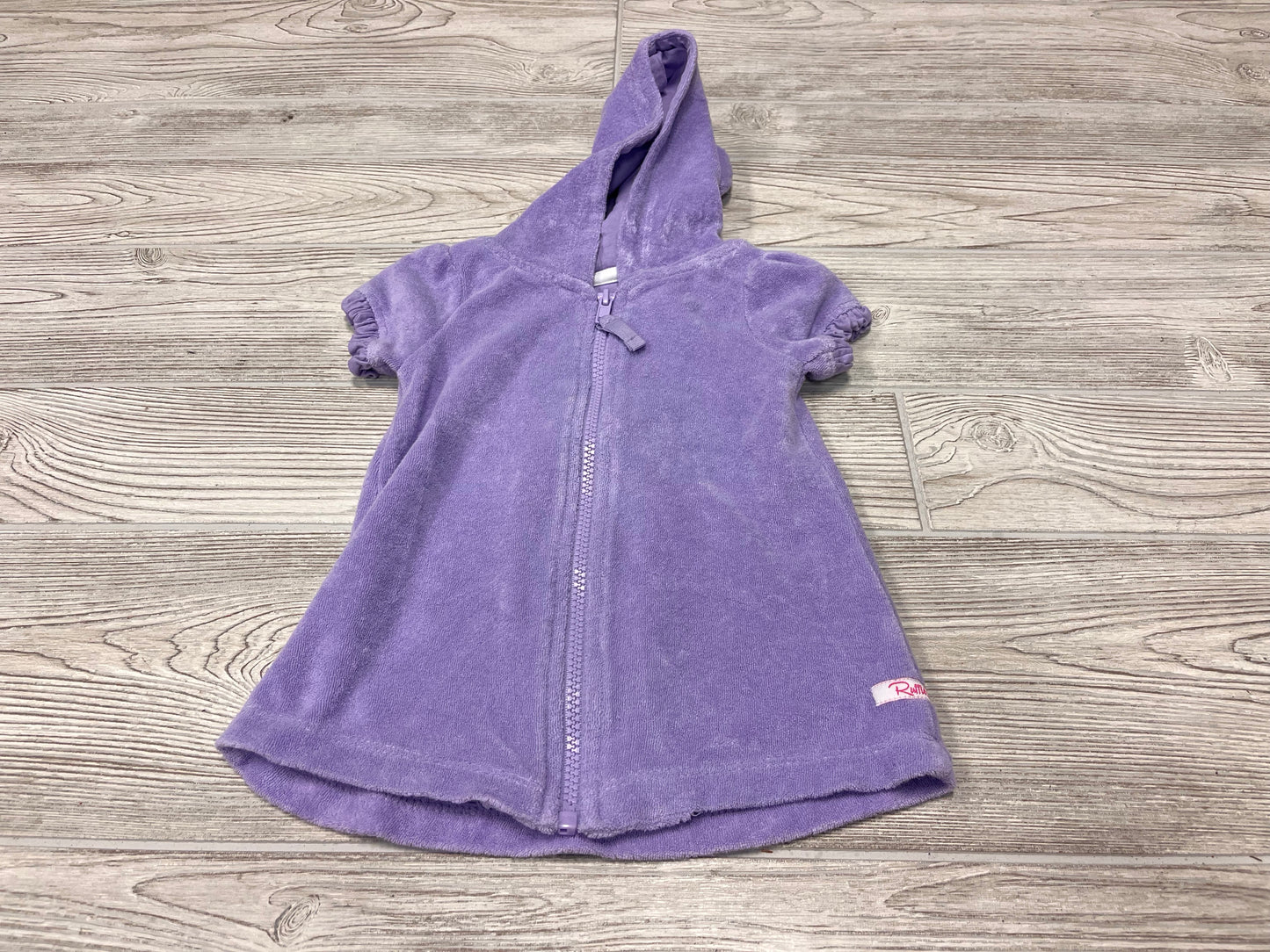 RuffleButts Terry Full Zip Up Cover Up