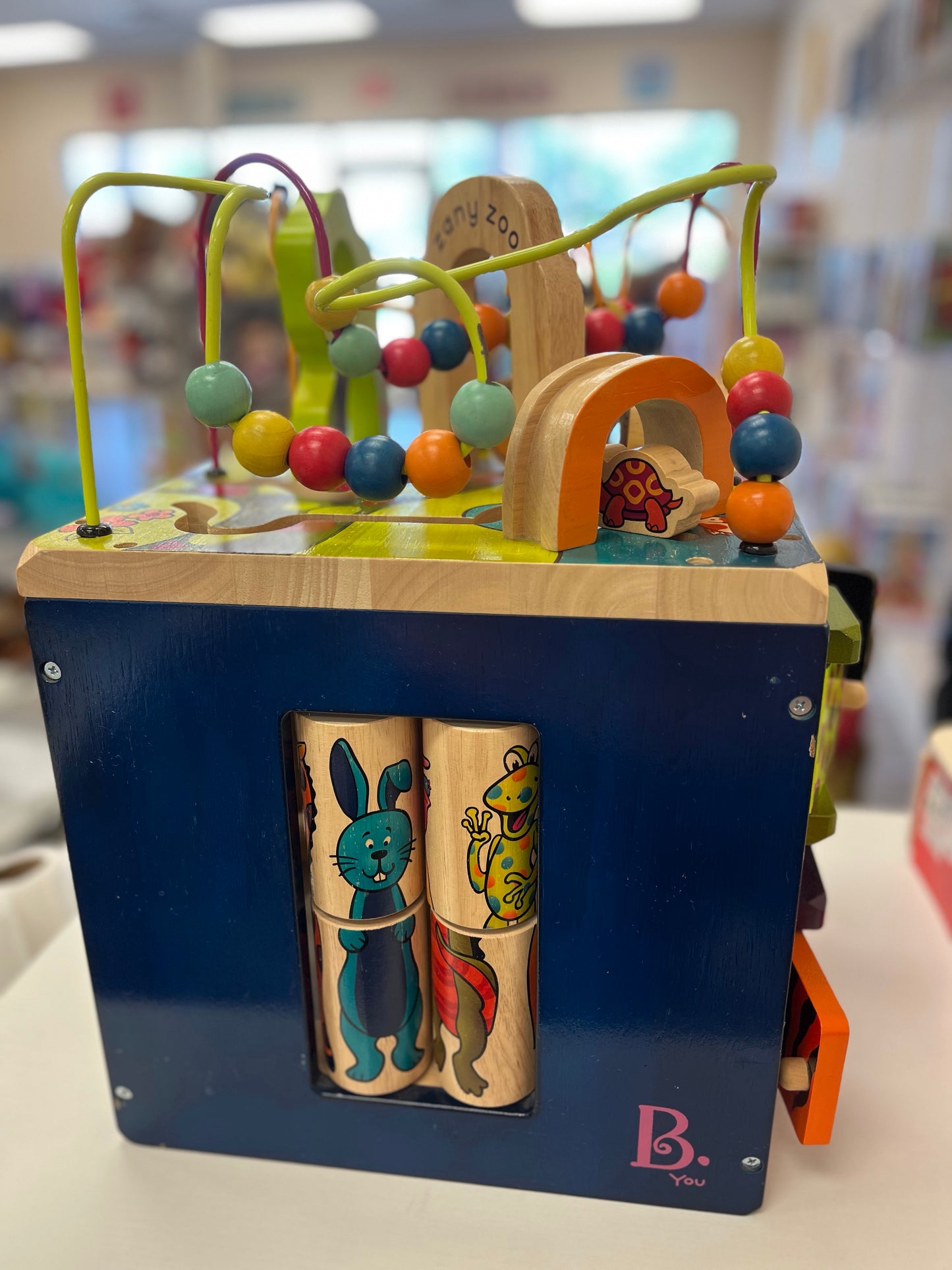 B. Toys Wooden Activity Cube