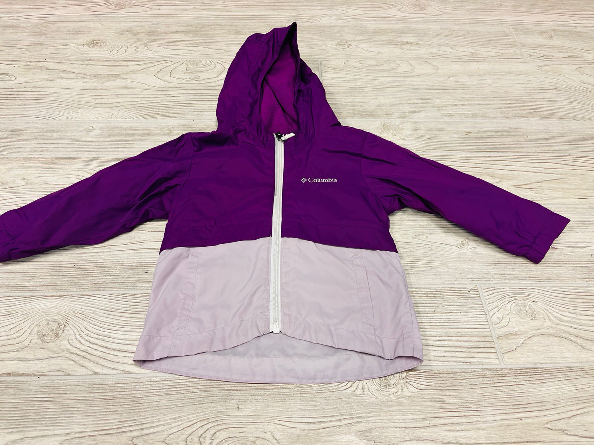 Columbia Girls Zip Up Fleece Lined Jacket