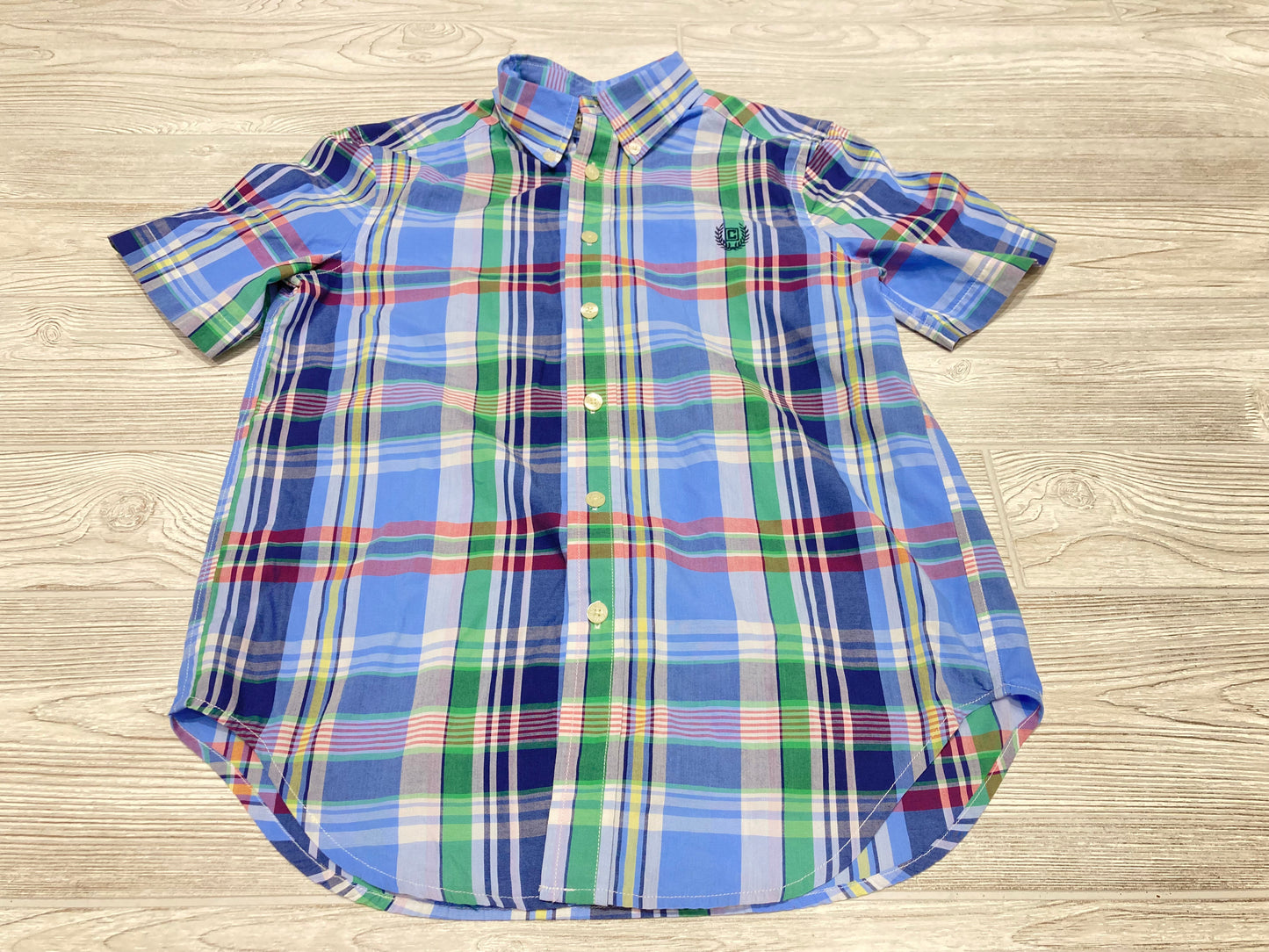 Chaps Short Sleeve Button Down Shirt