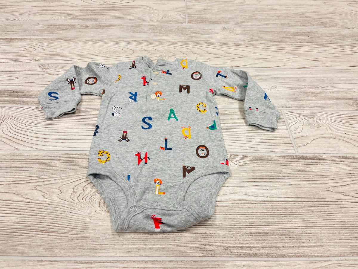 Carter’s Letter Print Long Sleeve Shirt