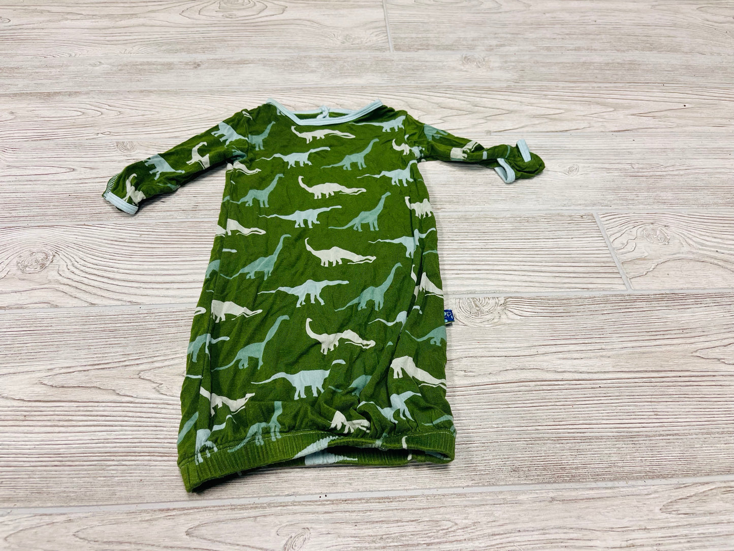 KicKeePants Dinosaur Print Bamboo Gown