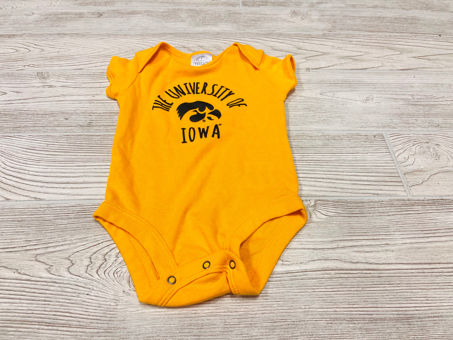 Rivalry Threads The University of Iowa Short Sleeve Onesie