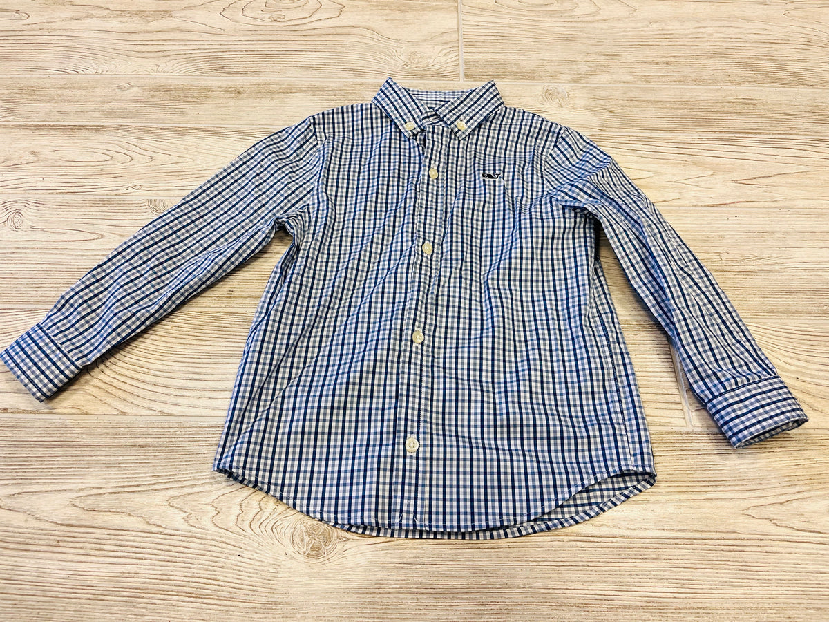Vineyard Vines On-The-Go Performance Long Sleeve Button Down Shirt