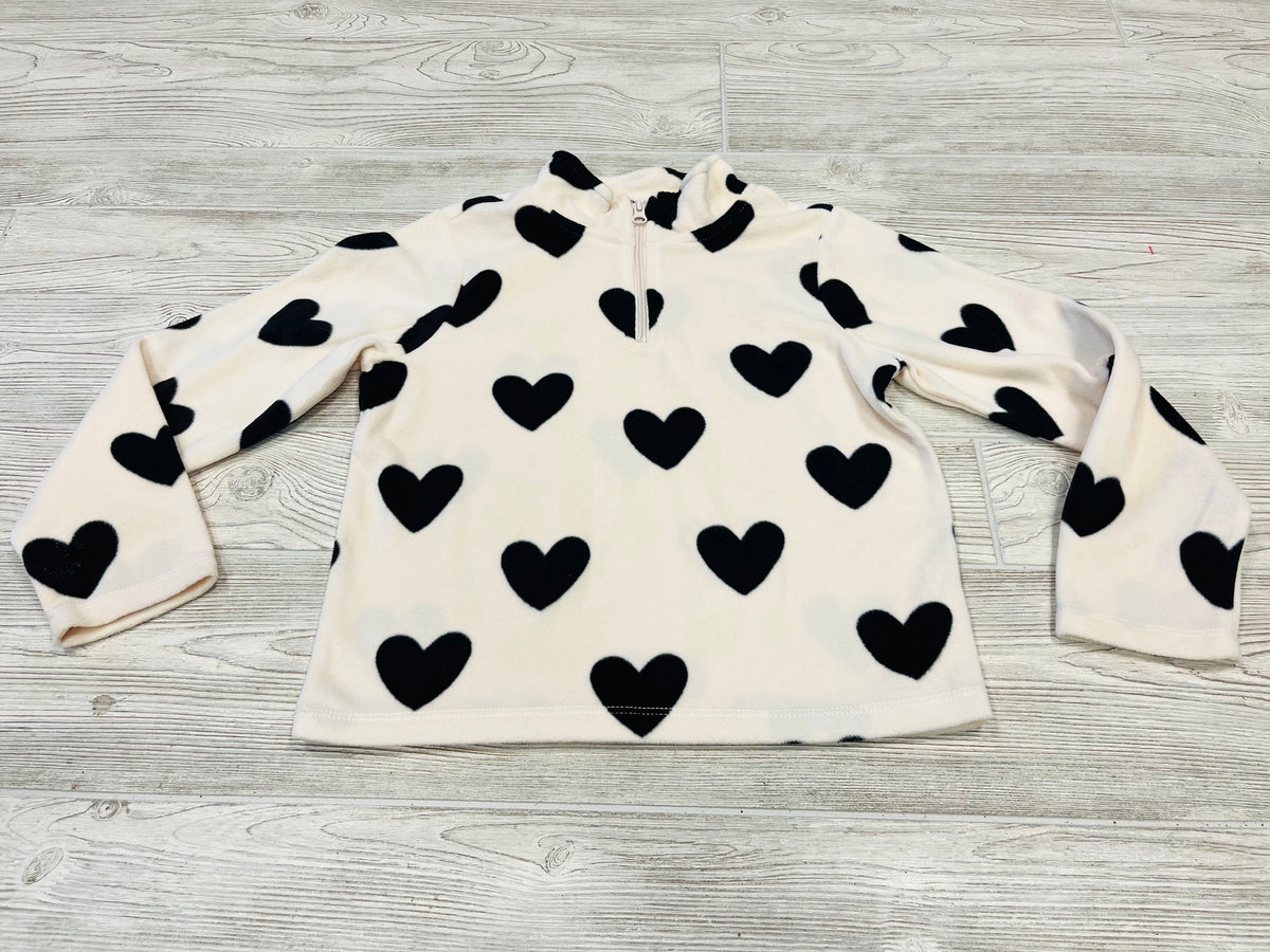 The Children’s Place Heart Print Fleece Sweater