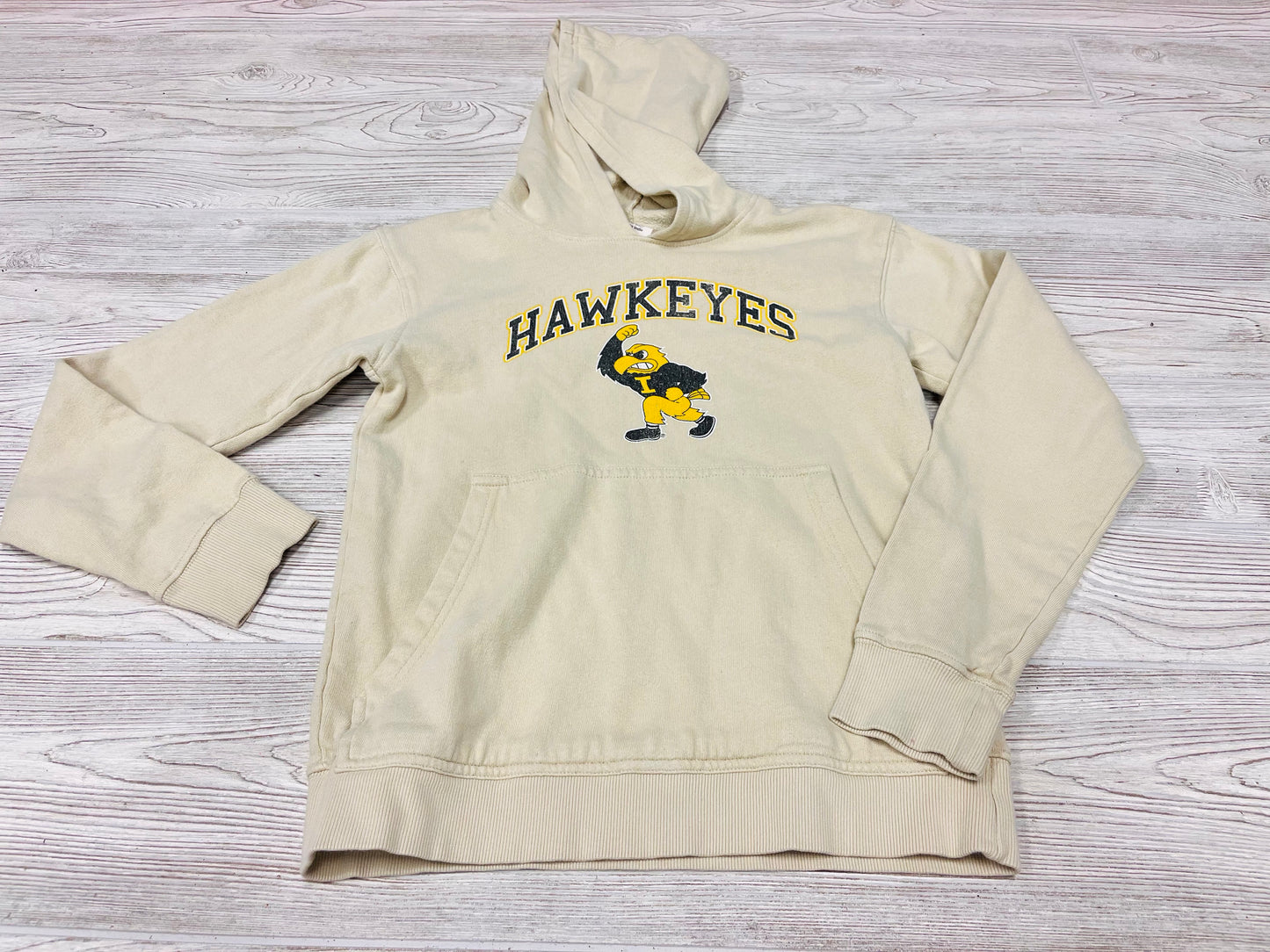 Wes And Willy Iowa Hawkeyes Hooded Long Sleeve Sweatshirt