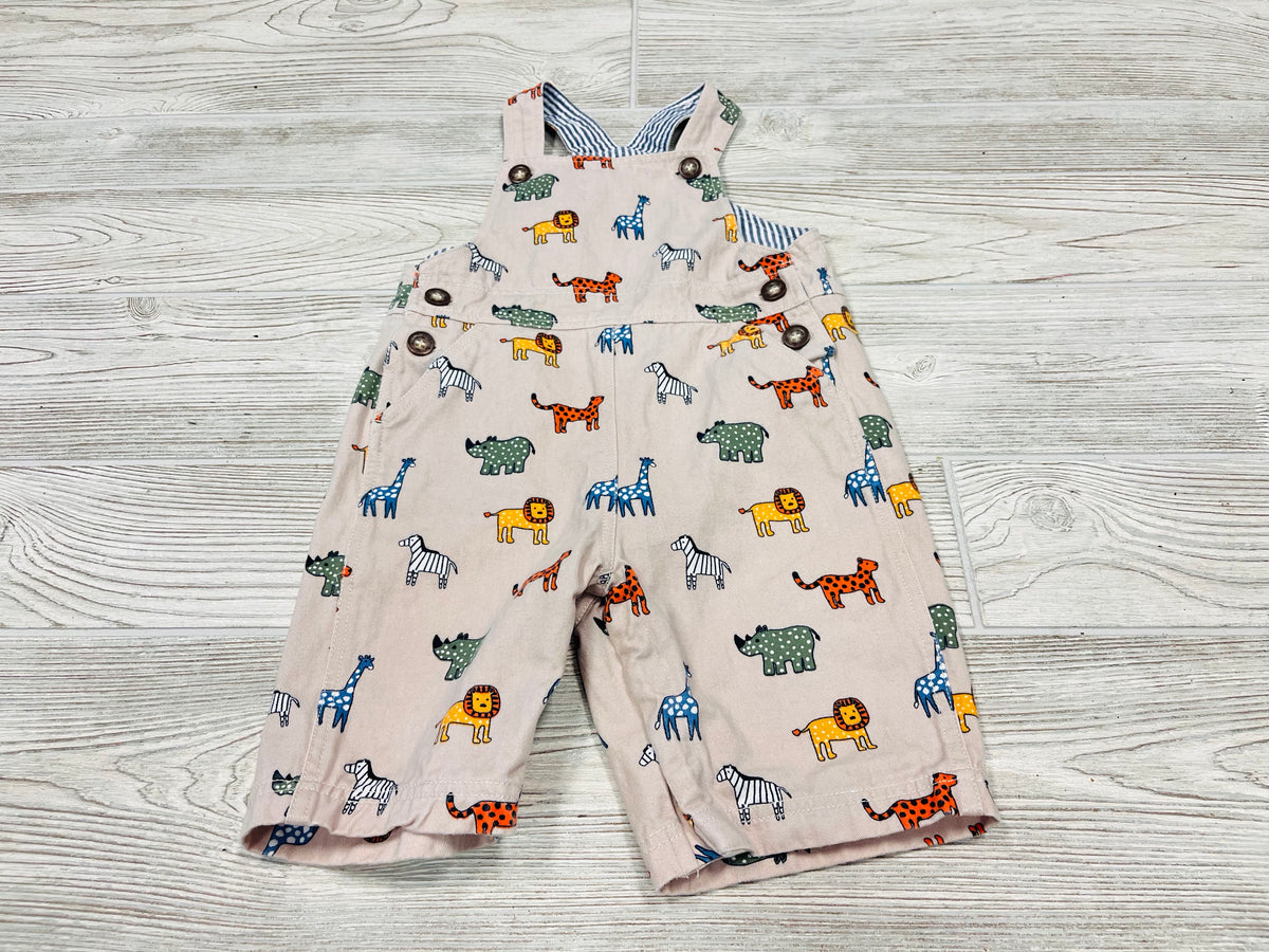 JoJo Maman Bebe Animal Print Shortalls