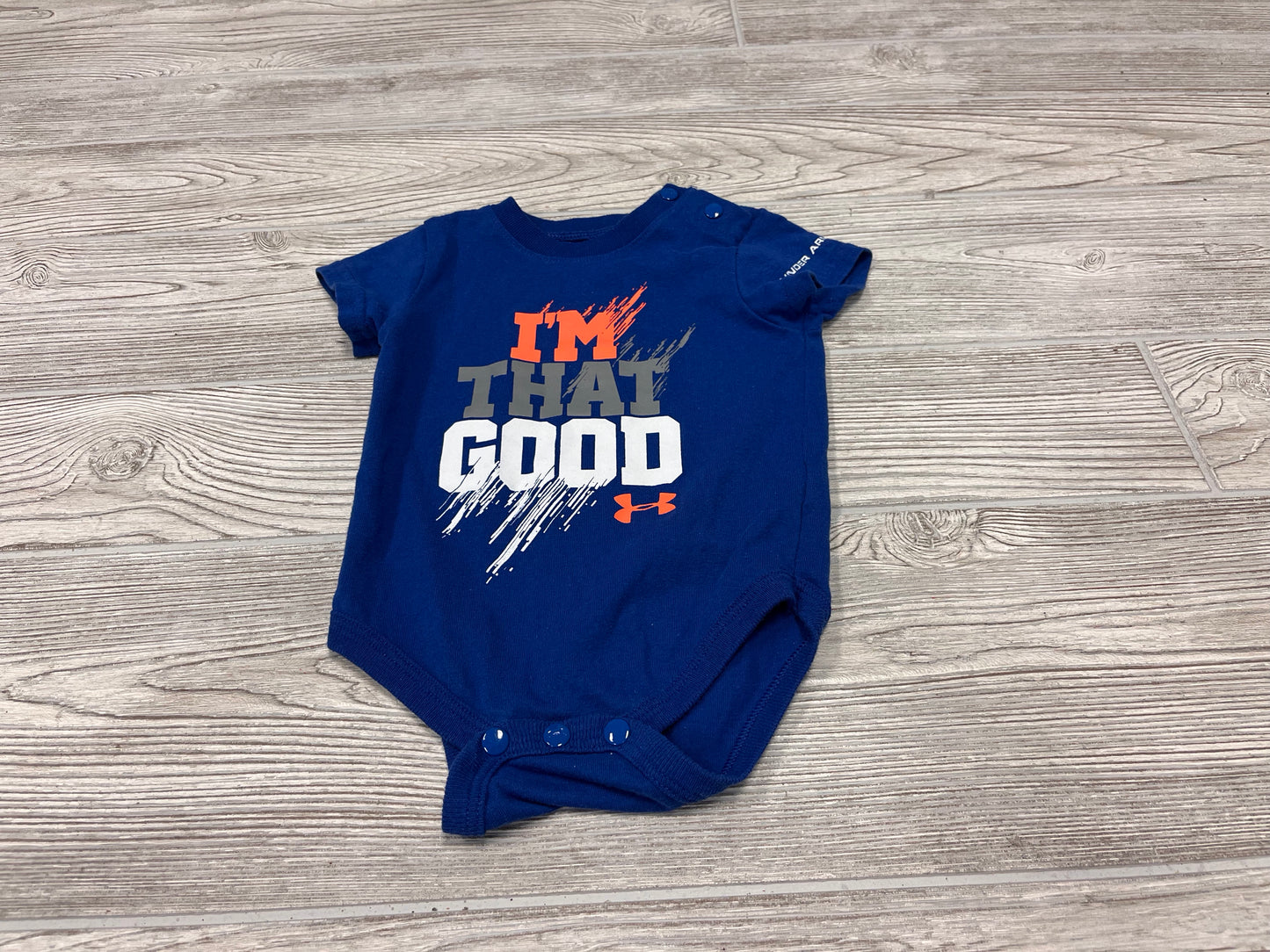 Under Armour “I’m That Good” Short Sleeve Onesie