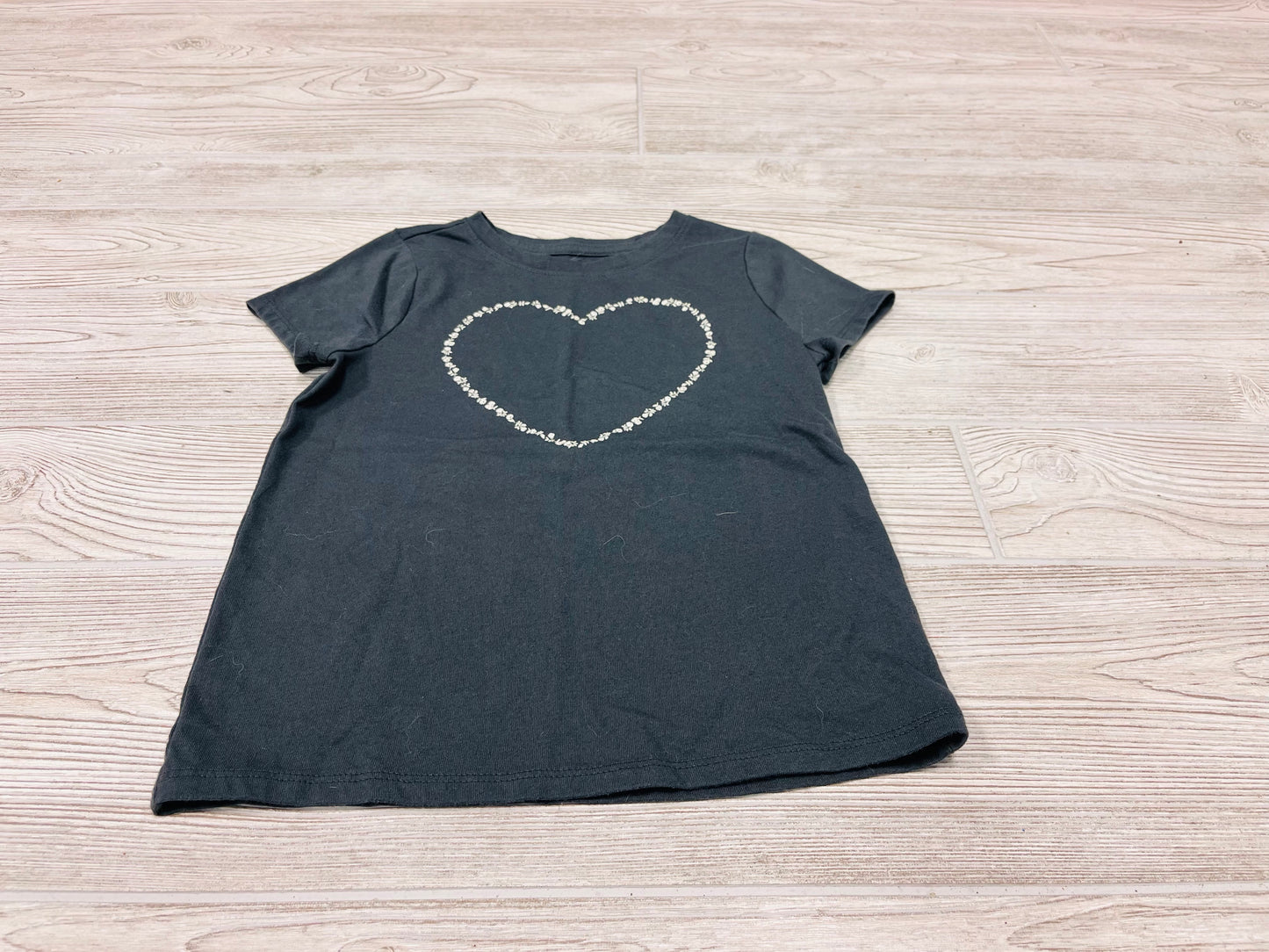 Cat & Jack Heart Print Short Sleeve Shirt
