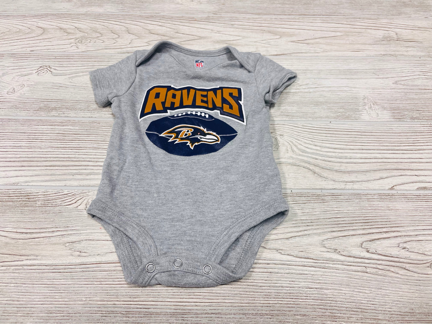 NFL Baltimore Ravens Short Sleeve Onesie