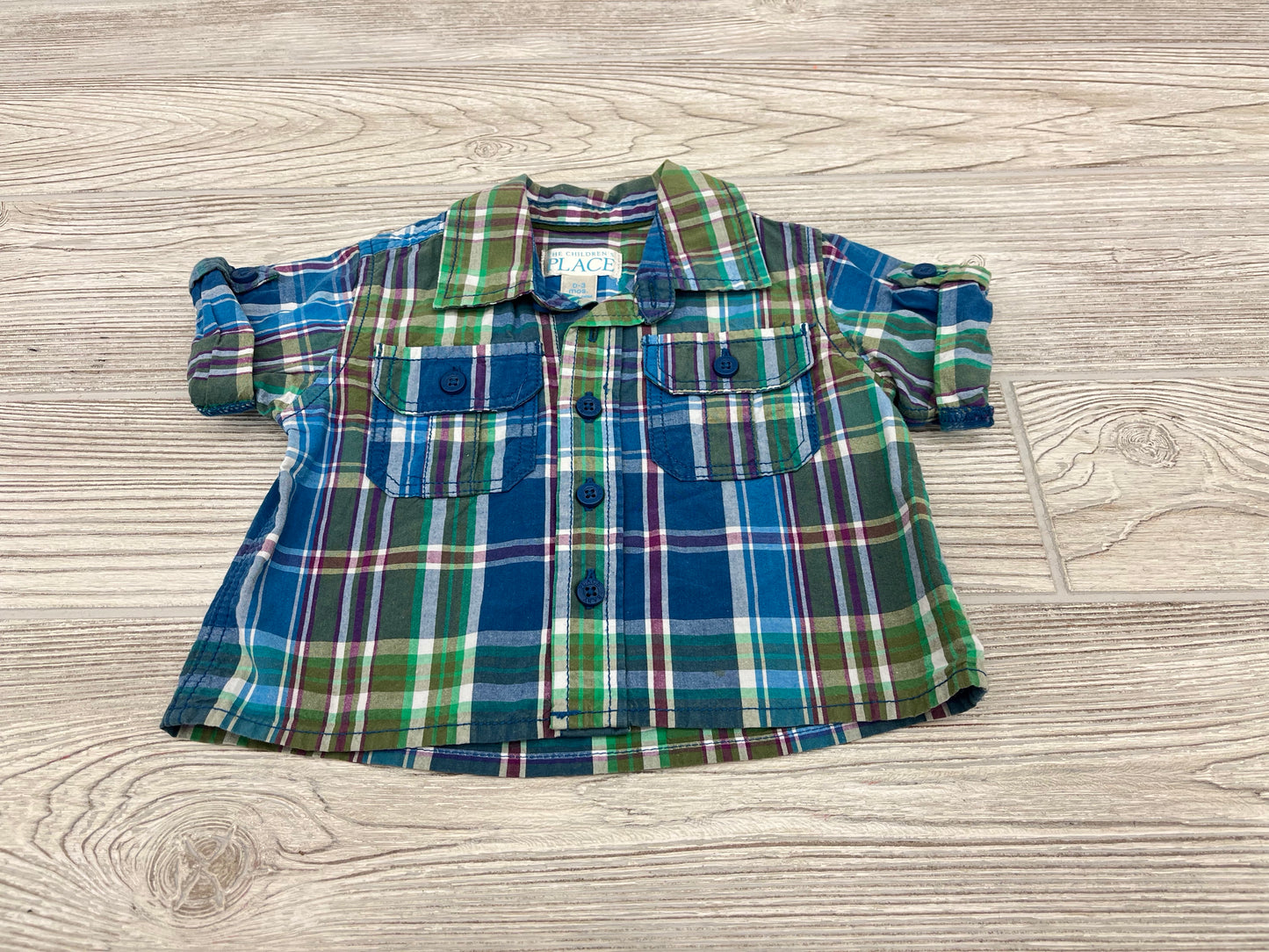 The Children’s Place Short Sleeve Button Down Shirt
