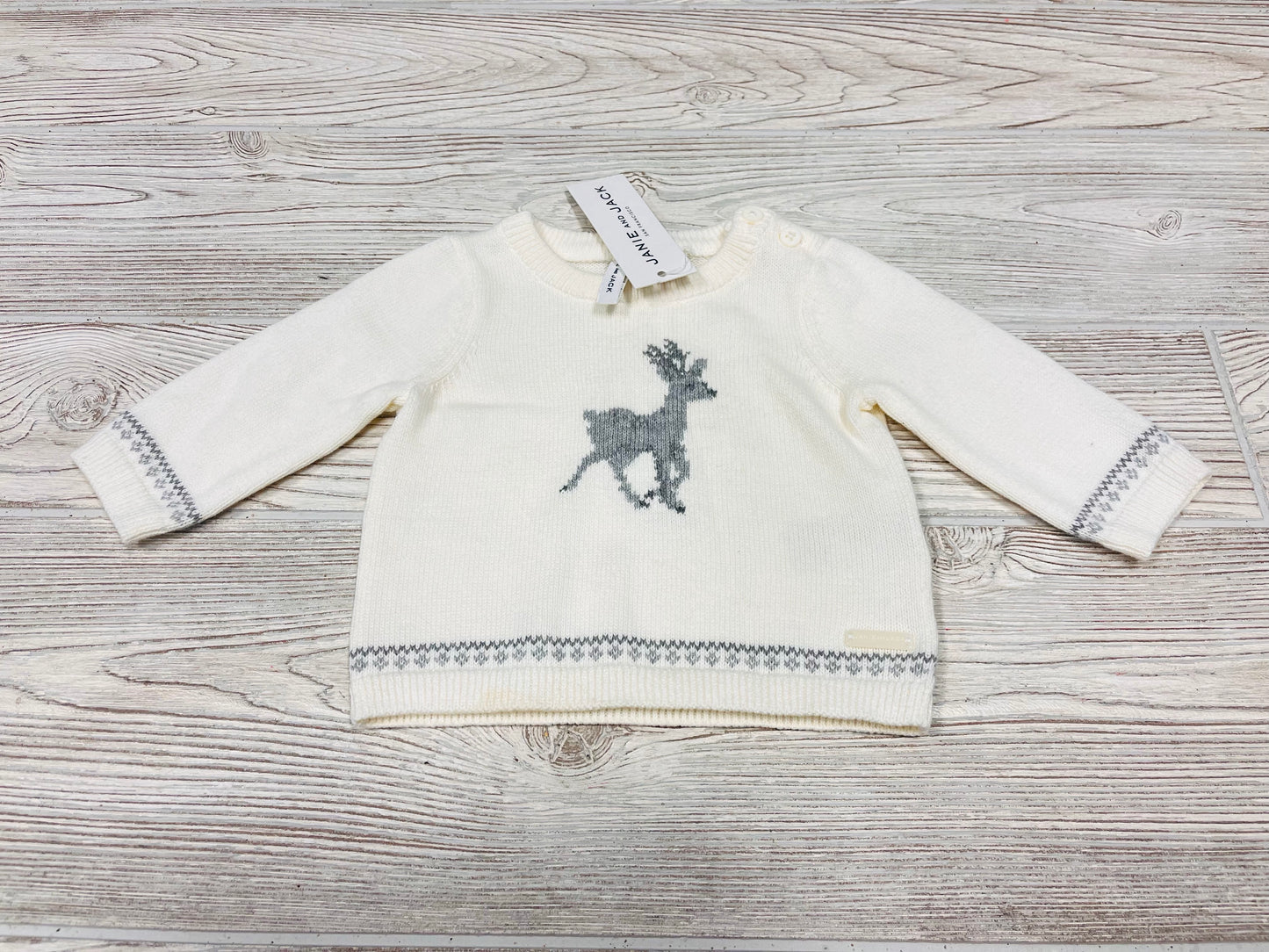 Janie And Jack Reindeer Sweater