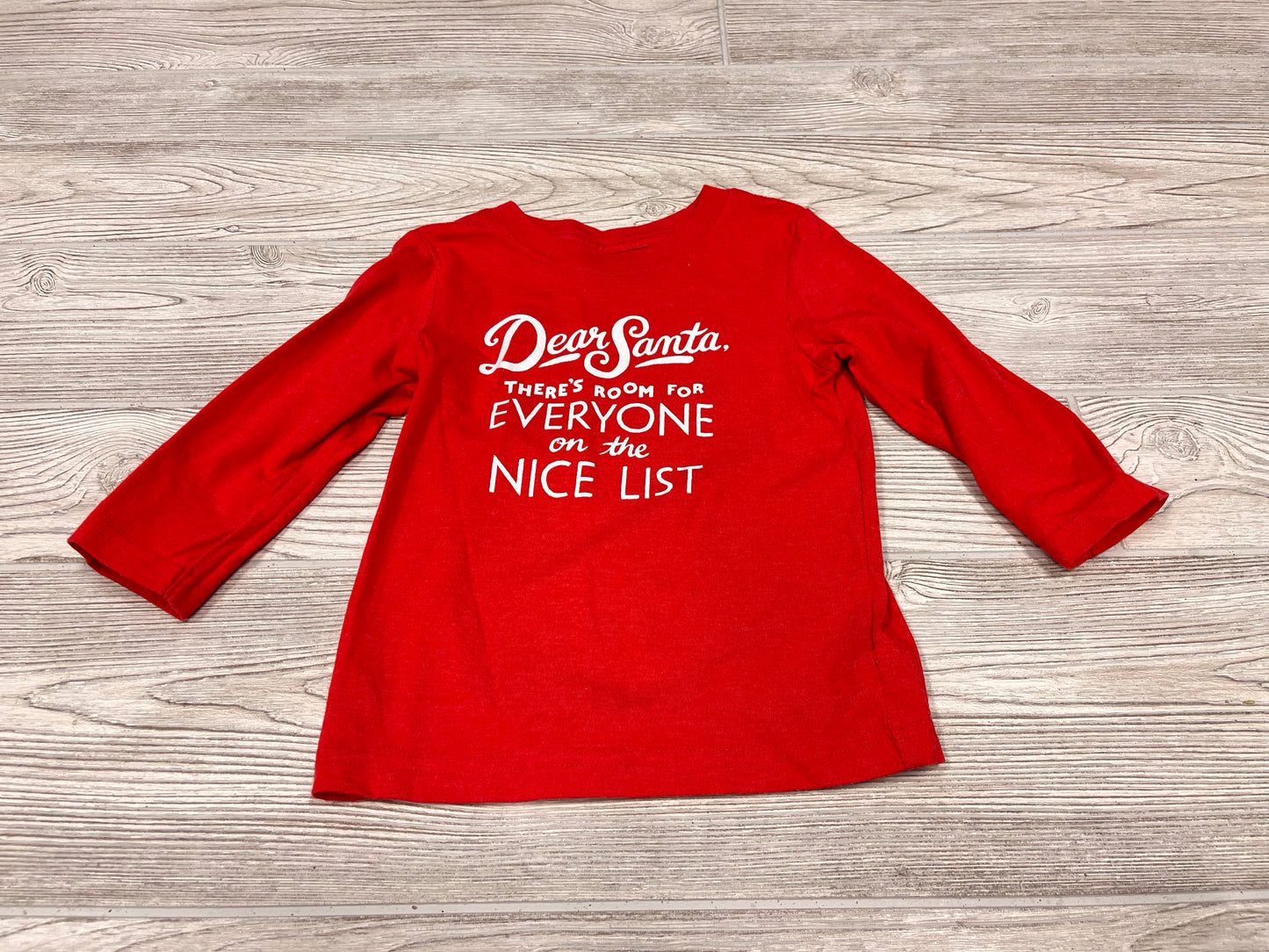 Cat & Jack “Dear Santa” Long Sleeve Shirt