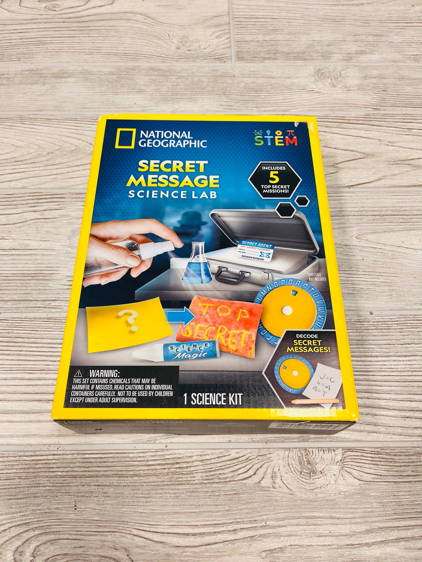 National Geographic STEM Secret Message Science Lab