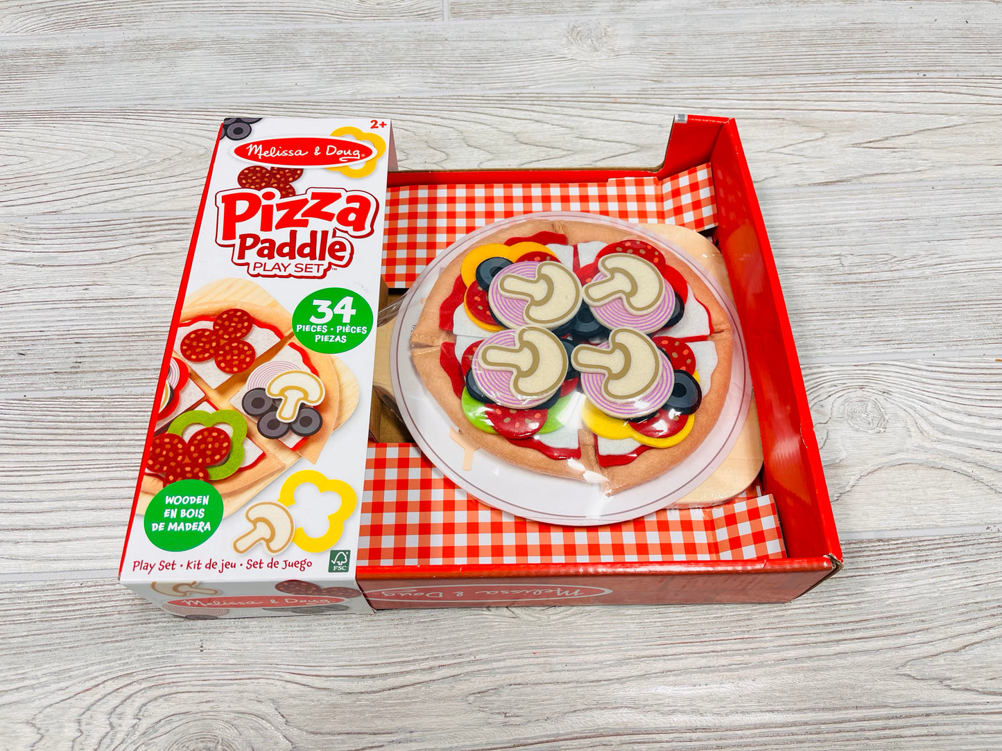 Melissa & Doug Pizza Paddle Play Set