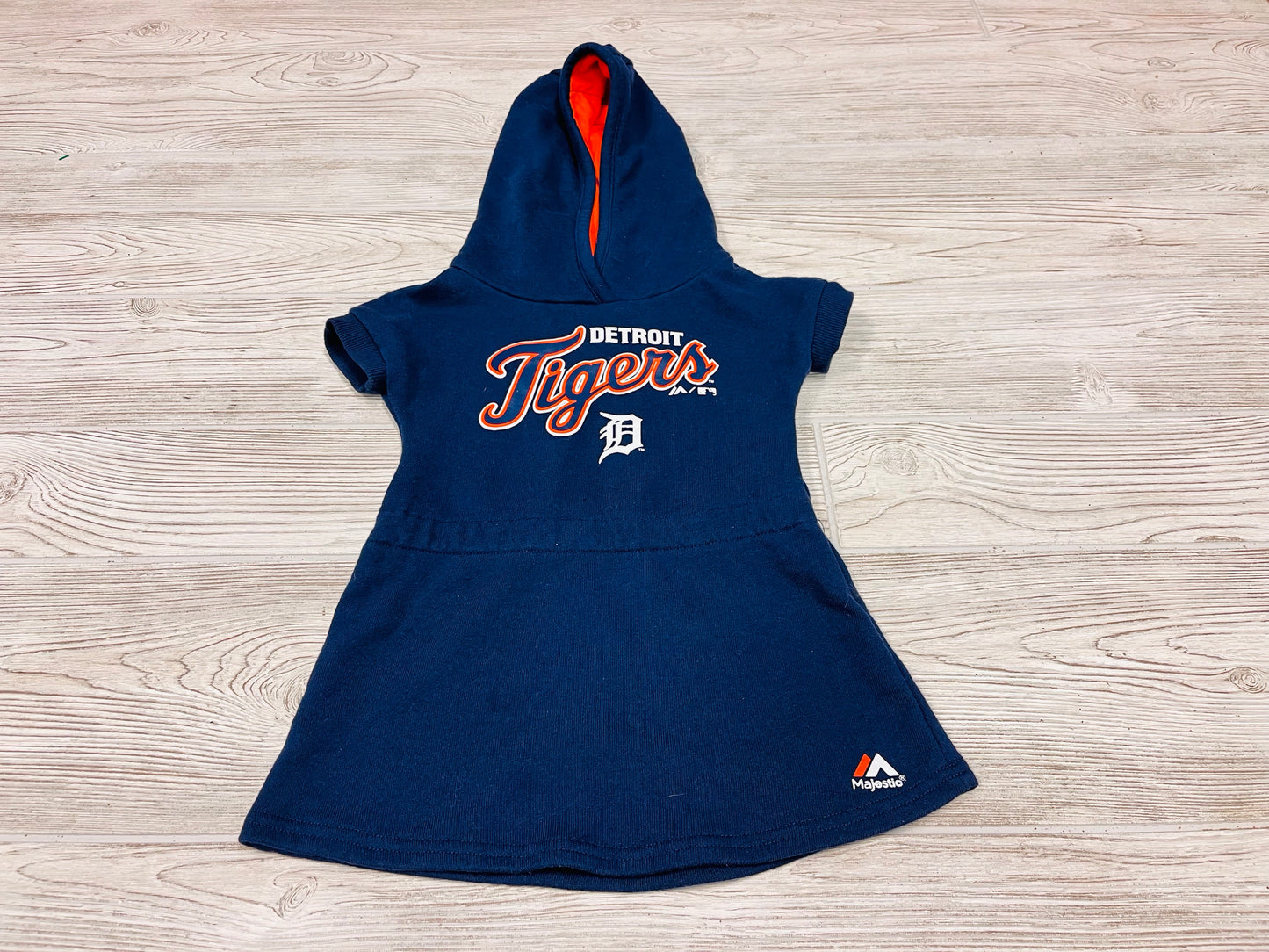 Majestic Detroit Tigers Hooded Sweatshirt Dress