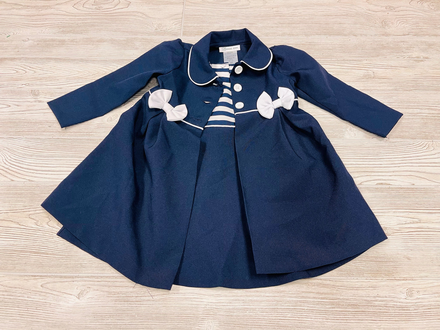 Bonnie Jean Nautical Dress with Jacket