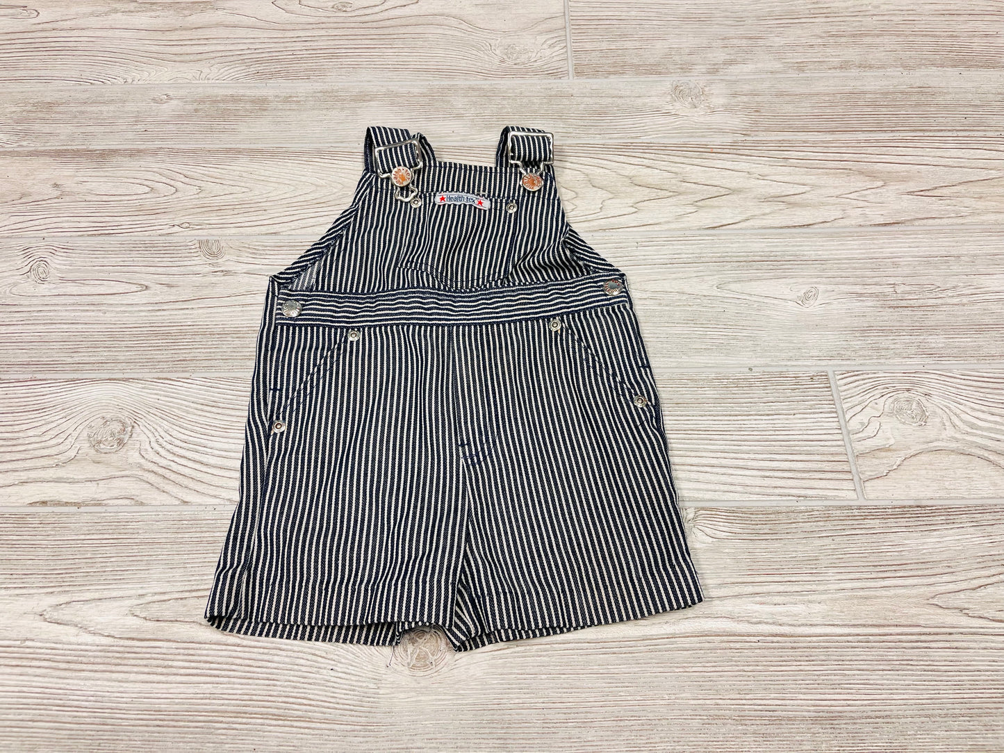 Vintage Health-Tex Short Conductor Overalls