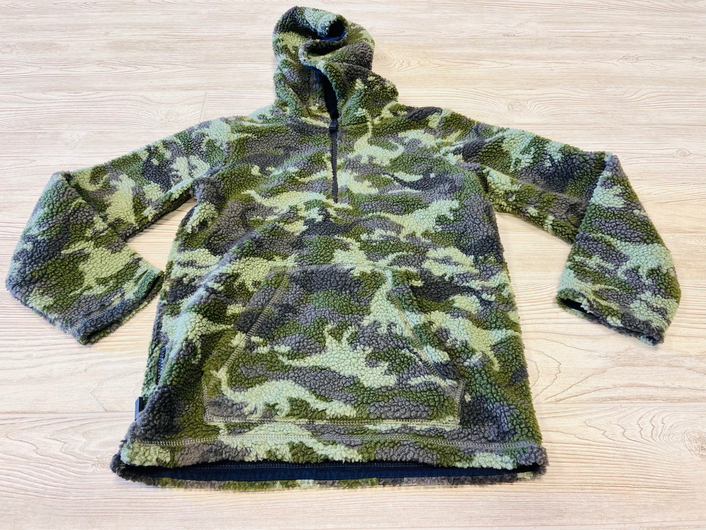 Joules Dinosaur Print Hooded Fleece Jacket