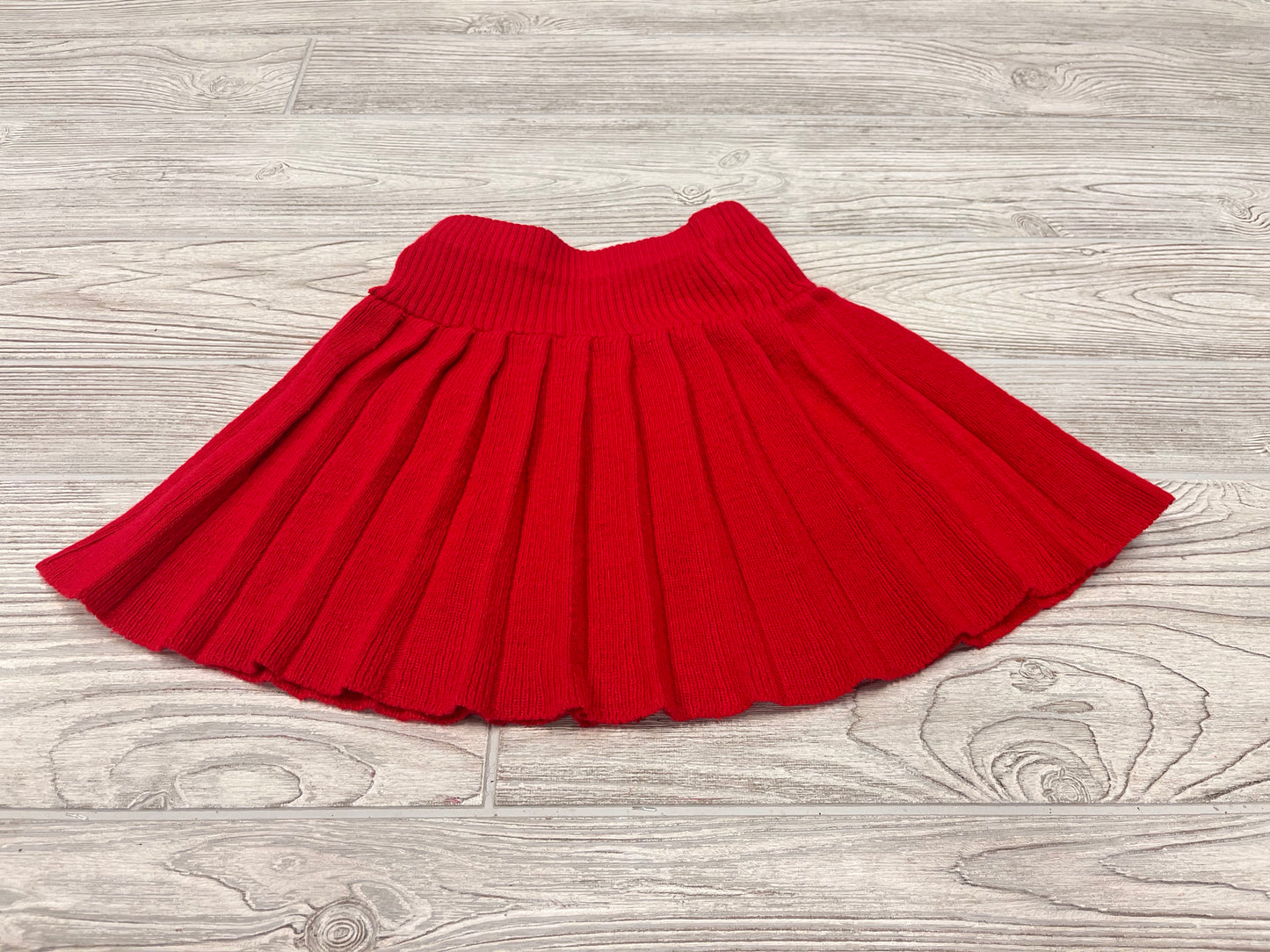 Vintage Heartworks Pleated Sweater Skirt