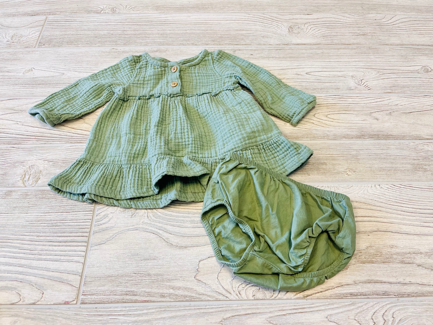 Cat & Jack Long Sleeve Dress with Bloomers