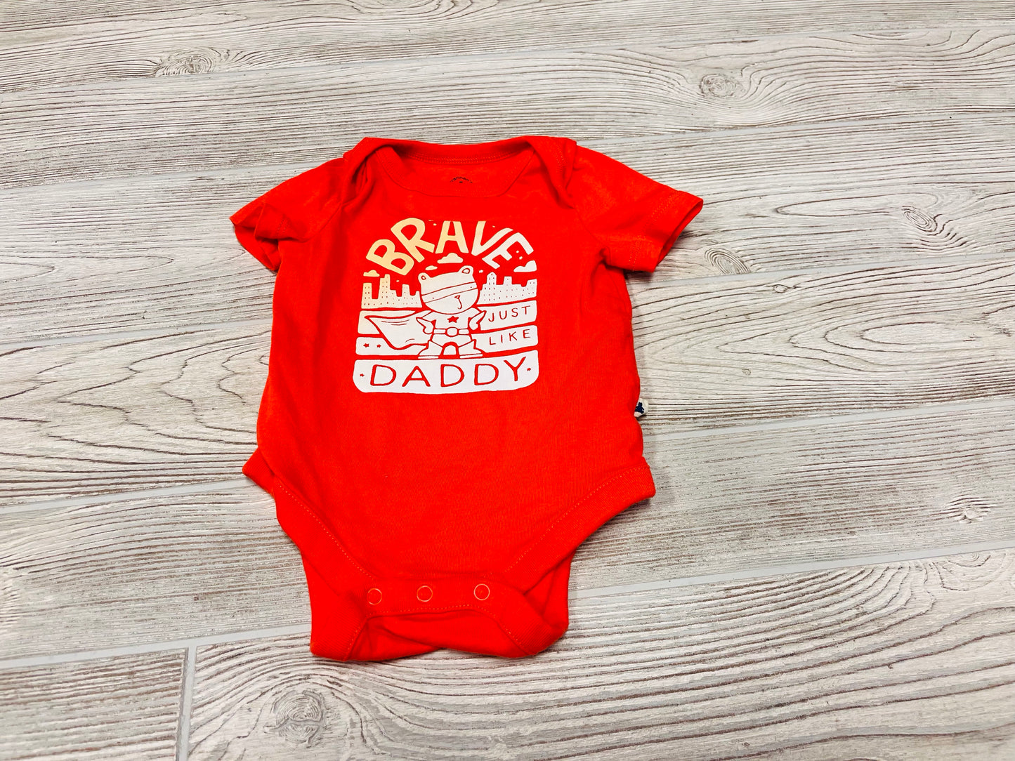 GAP “Brave Just Like Daddy” Short Sleeve Onesie