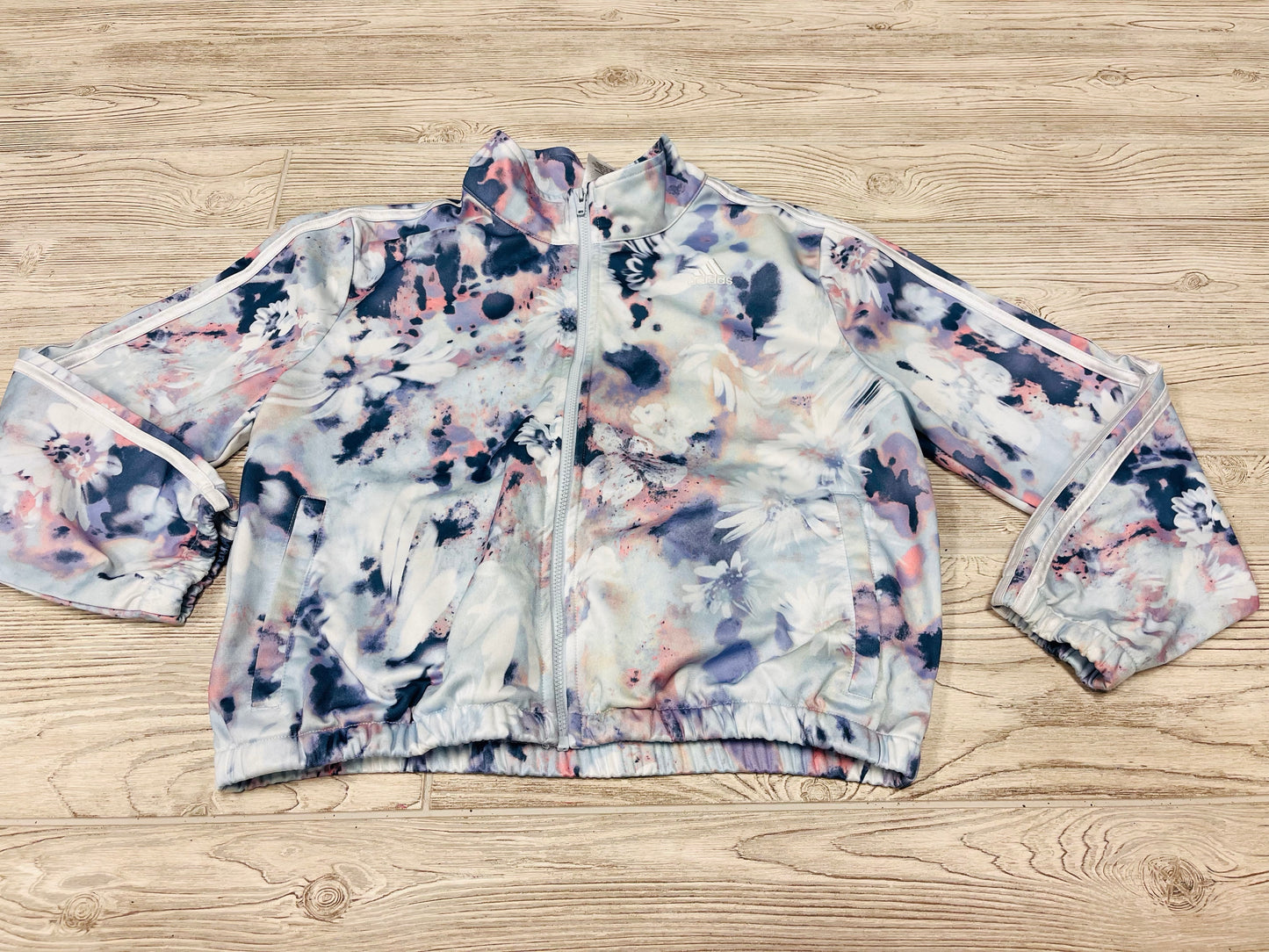 Adidas Floral Print Track Jacket