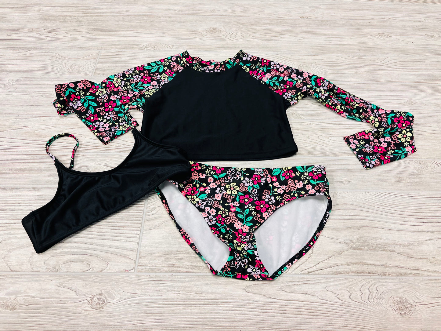 Art Class Three Piece Swimsuit