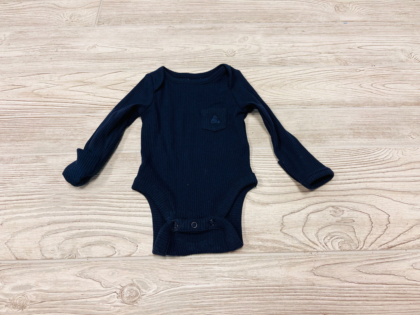 GAP Ribbed Long Sleeve Onesie