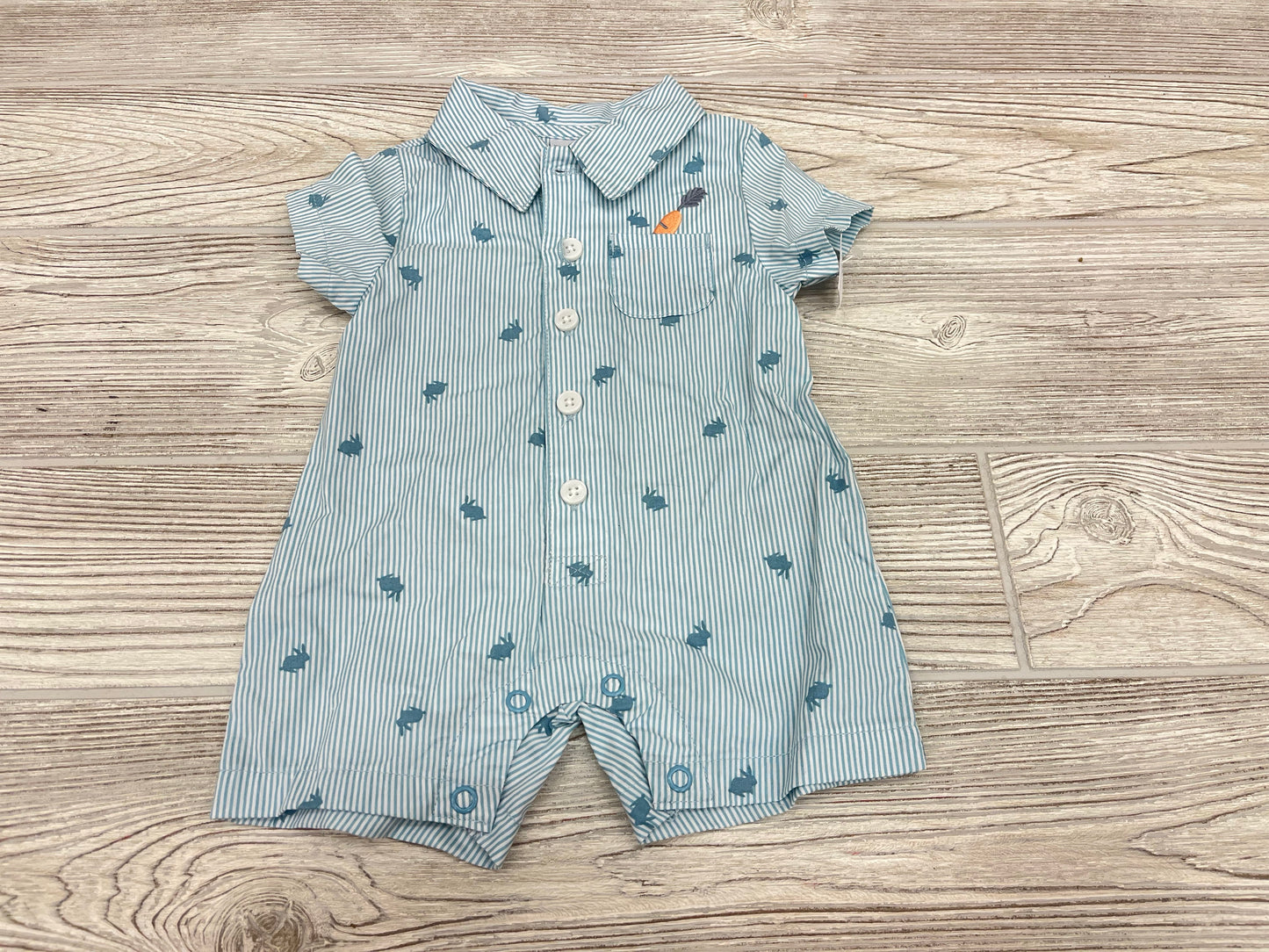Carter’s Bunny Print Button Down Romper