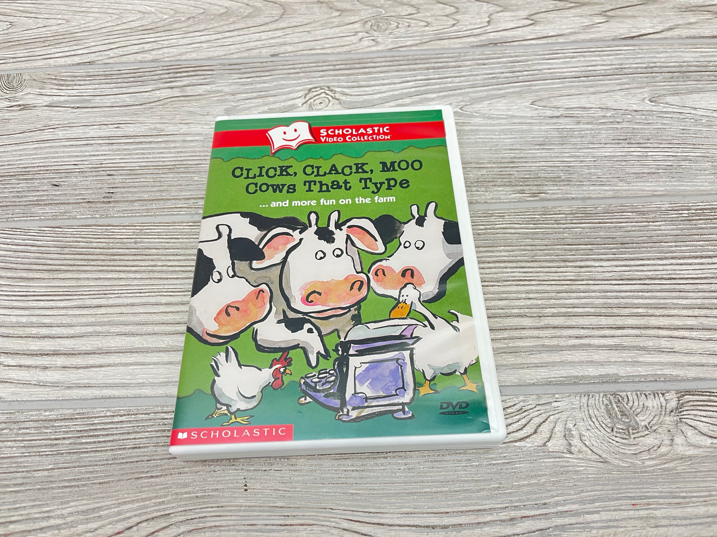 Scholastic Video Collection Click, Clack, Moo Cows That Type