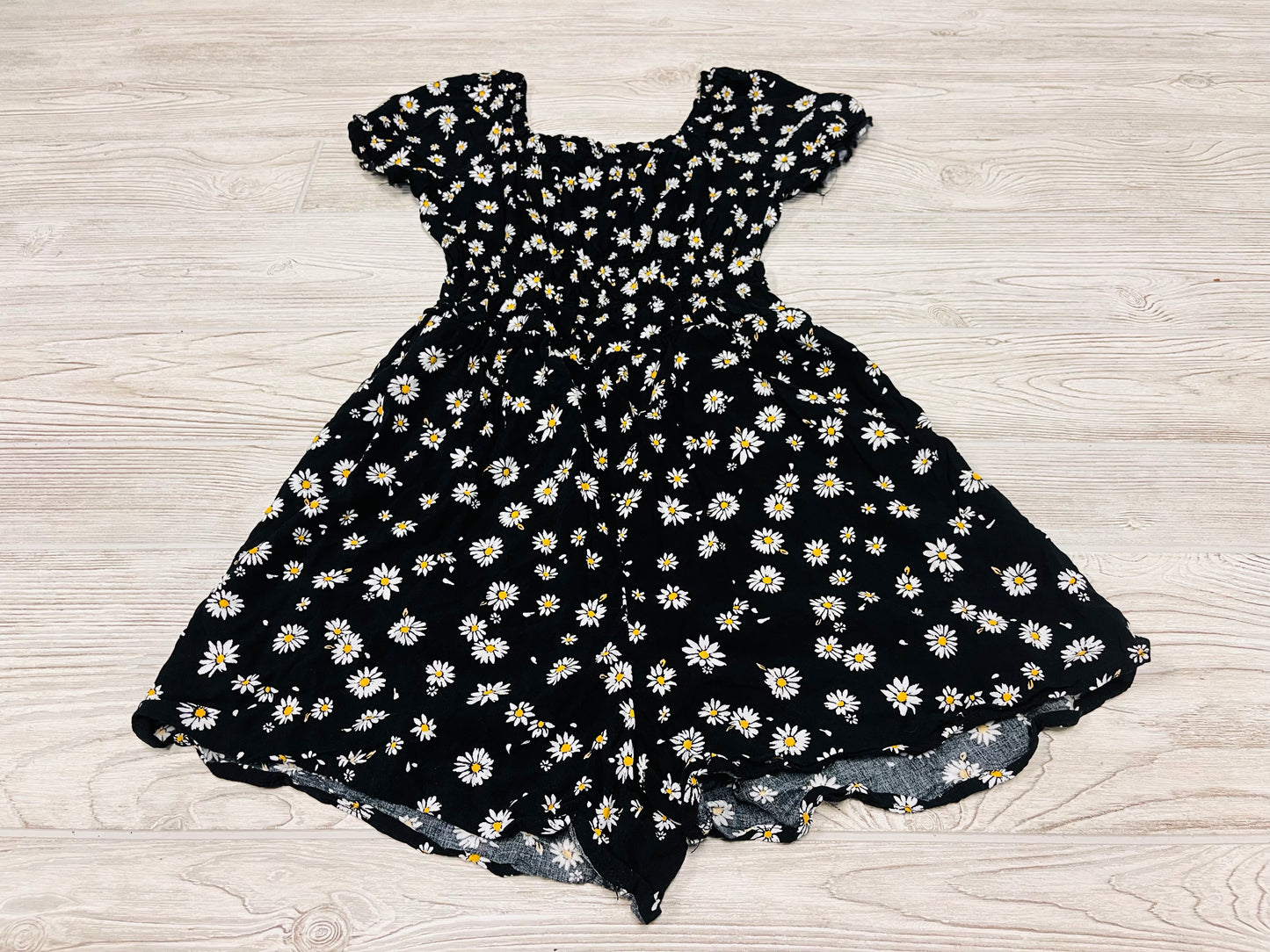 Art Class Flower Print Romper