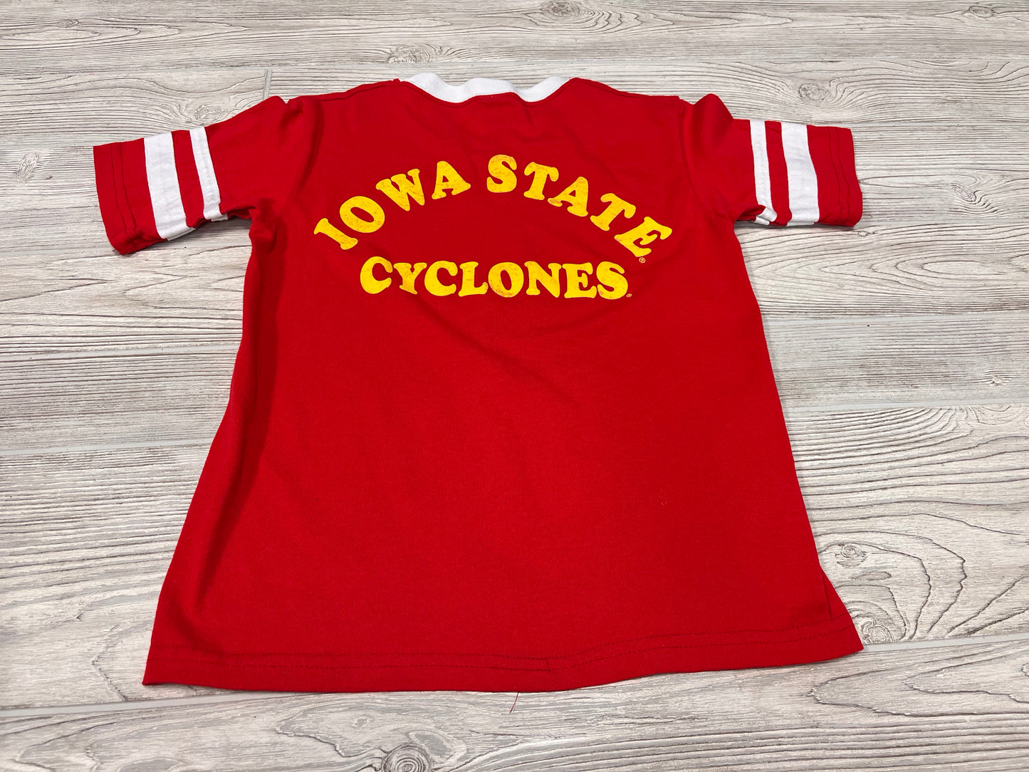 August Sportswear Iowa State Cyclones V-Neck Short Sleeve Shirt