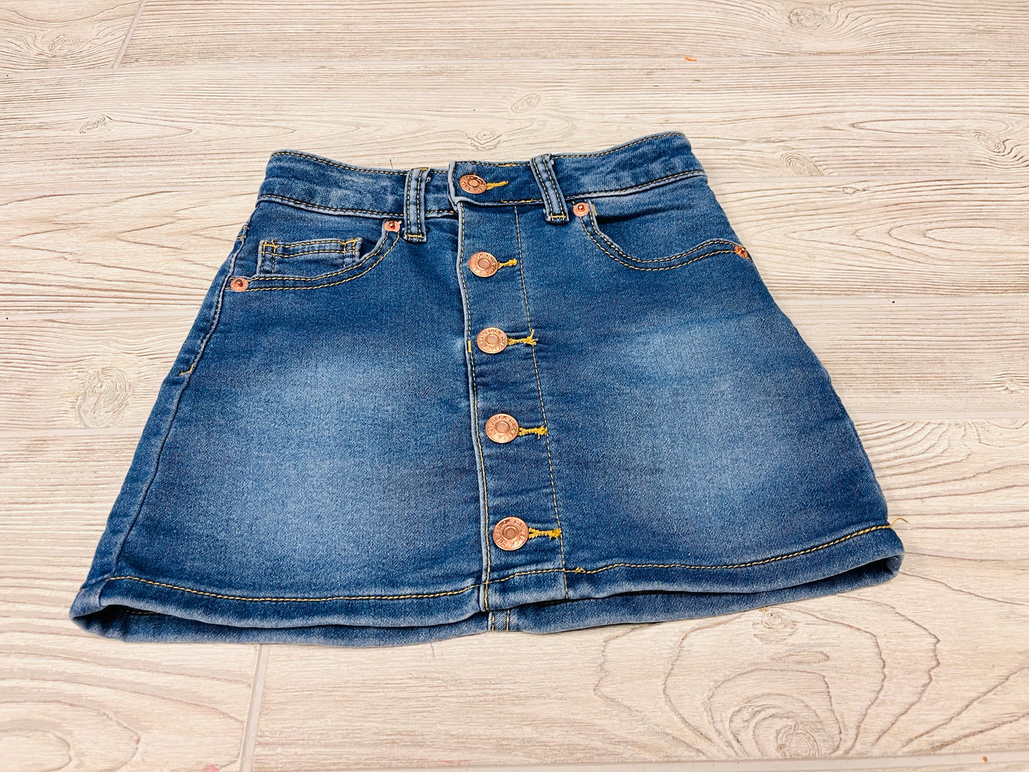 Cat & Jack Button Down Jean Skirt