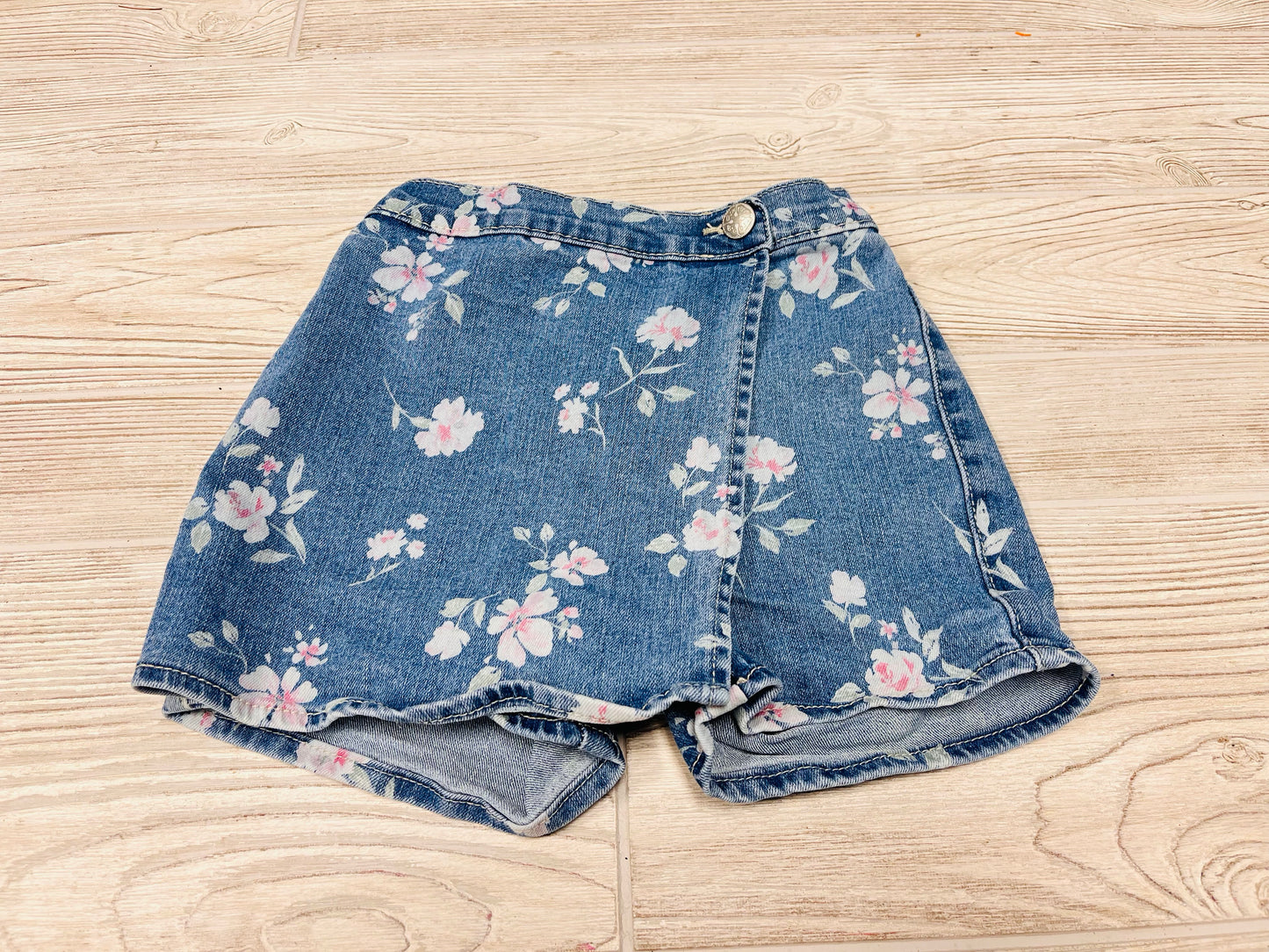 OshKosh Flower Print Denim Skort