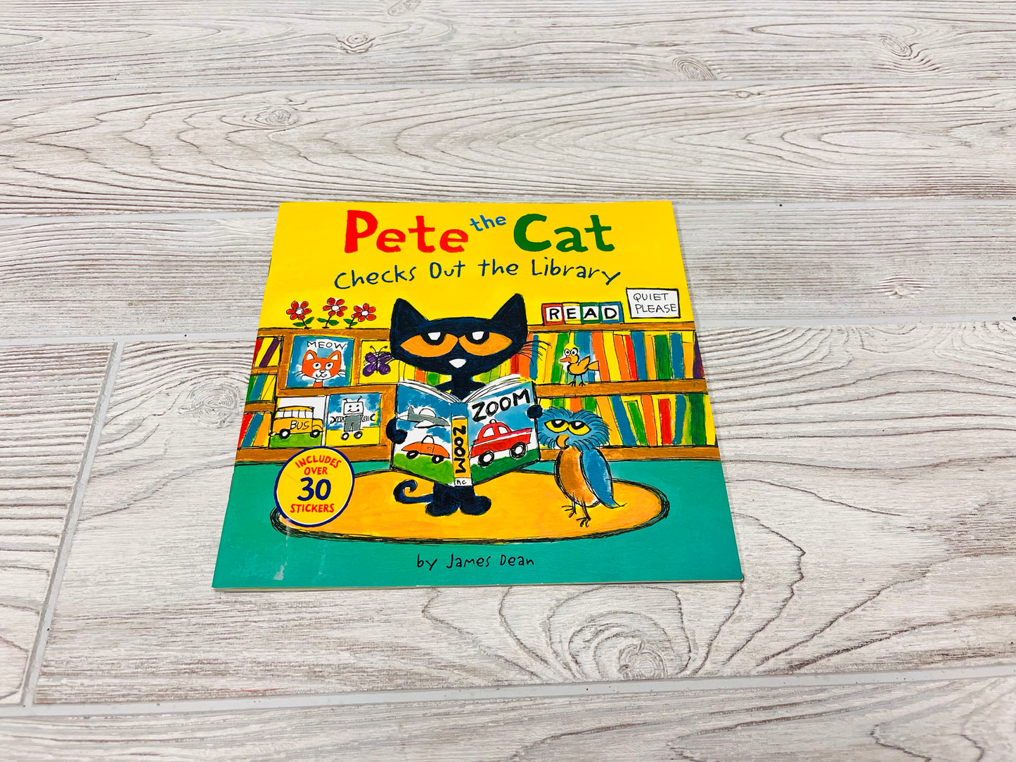 Pete the Cat Checks Out the Library