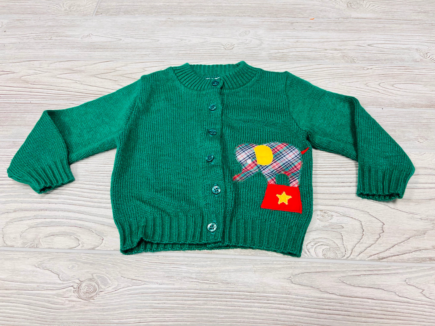 Vintage Fischel by Johnston Elephant Sweater