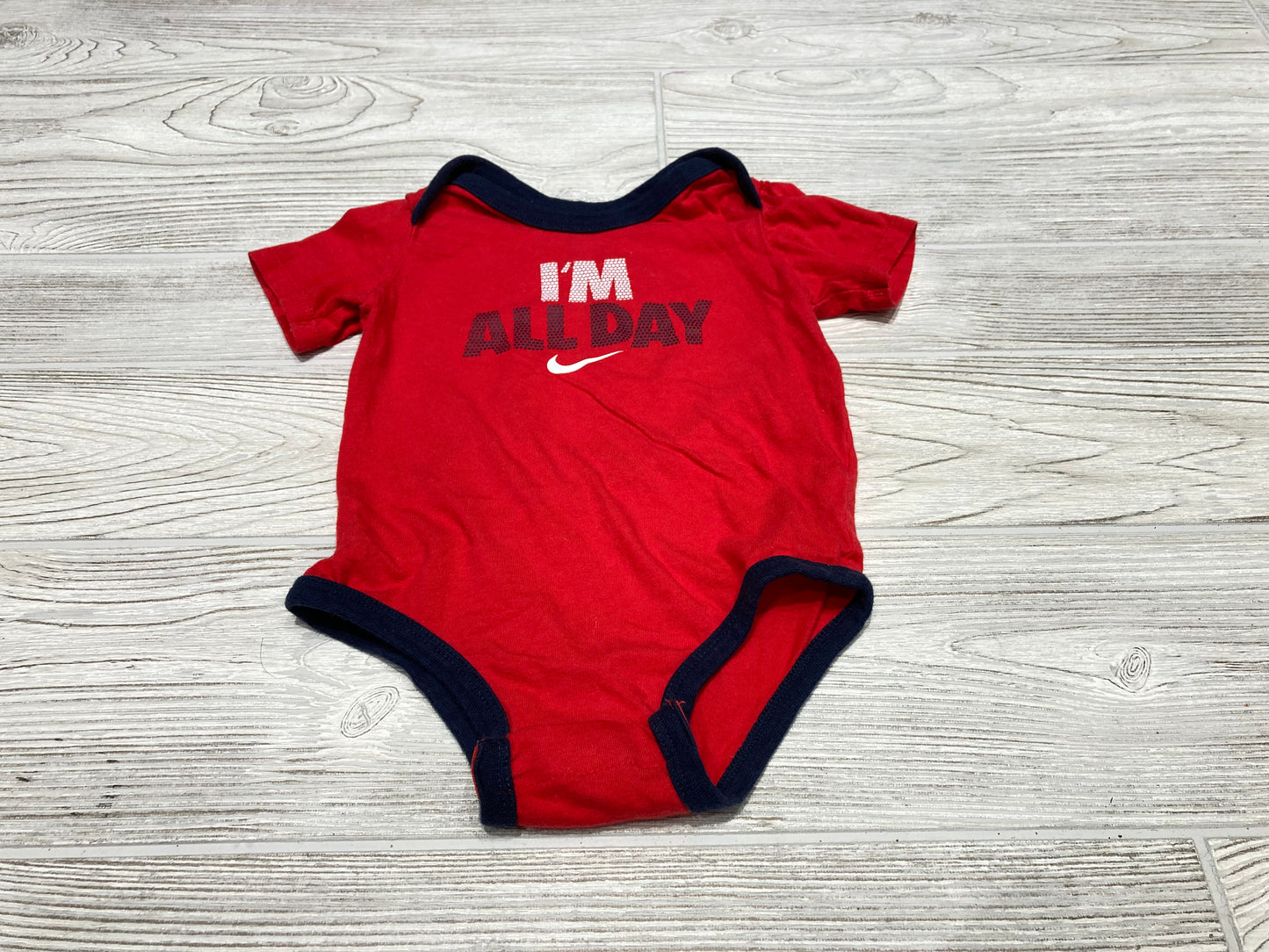 Nike “I’m All Day” Short Sleeve Onesie