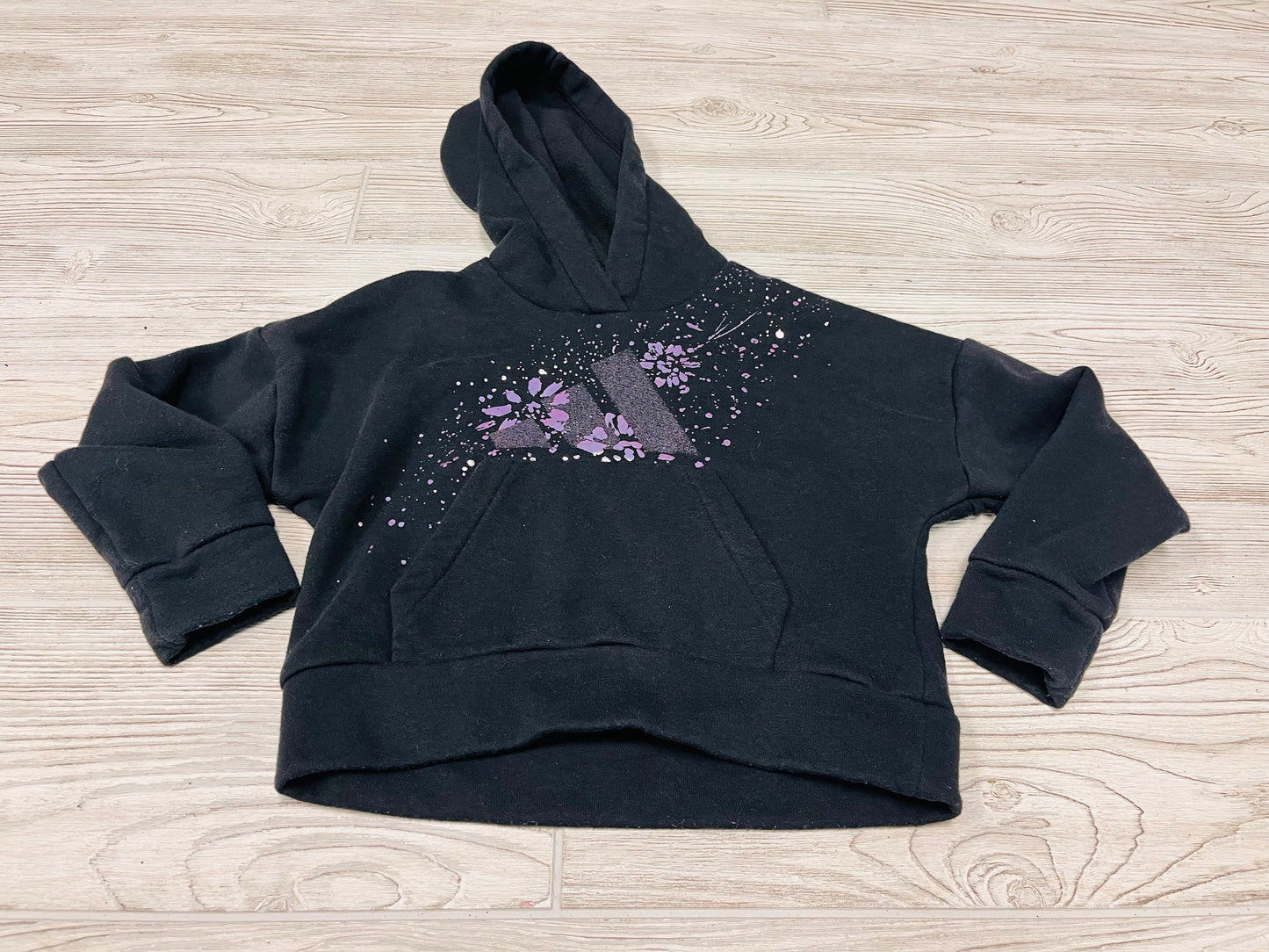Adidas Hooded Cropped Sweatshirt