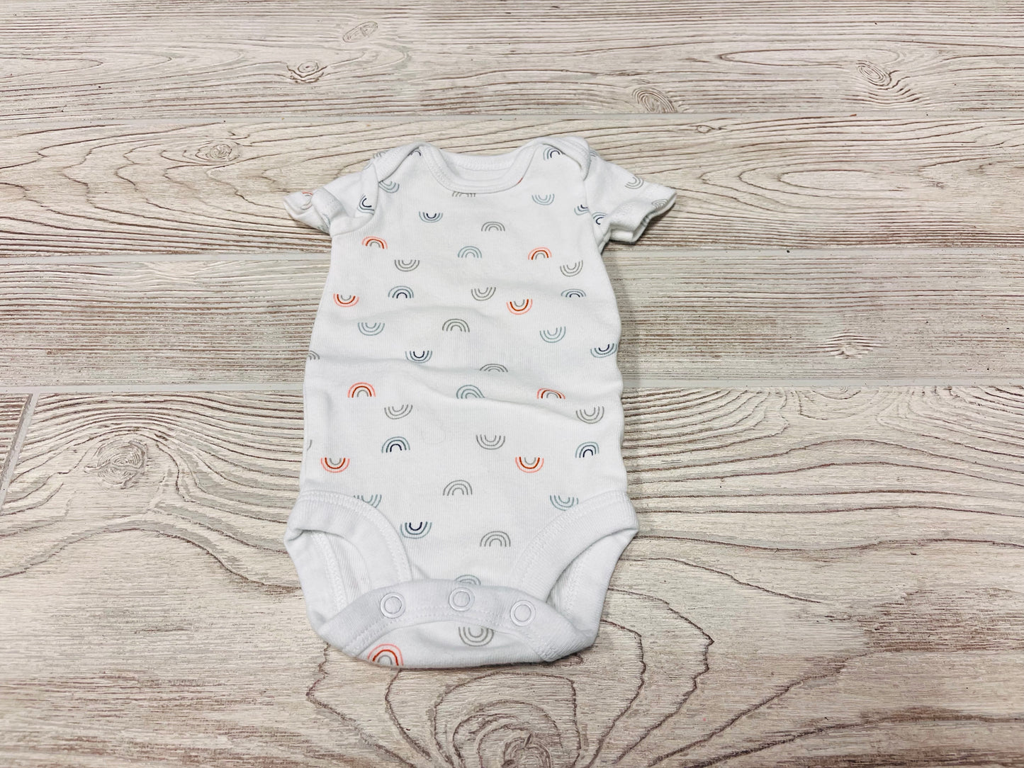 Simple Joys by Carter’s Rainbow Print Short Sleeve Onesie
