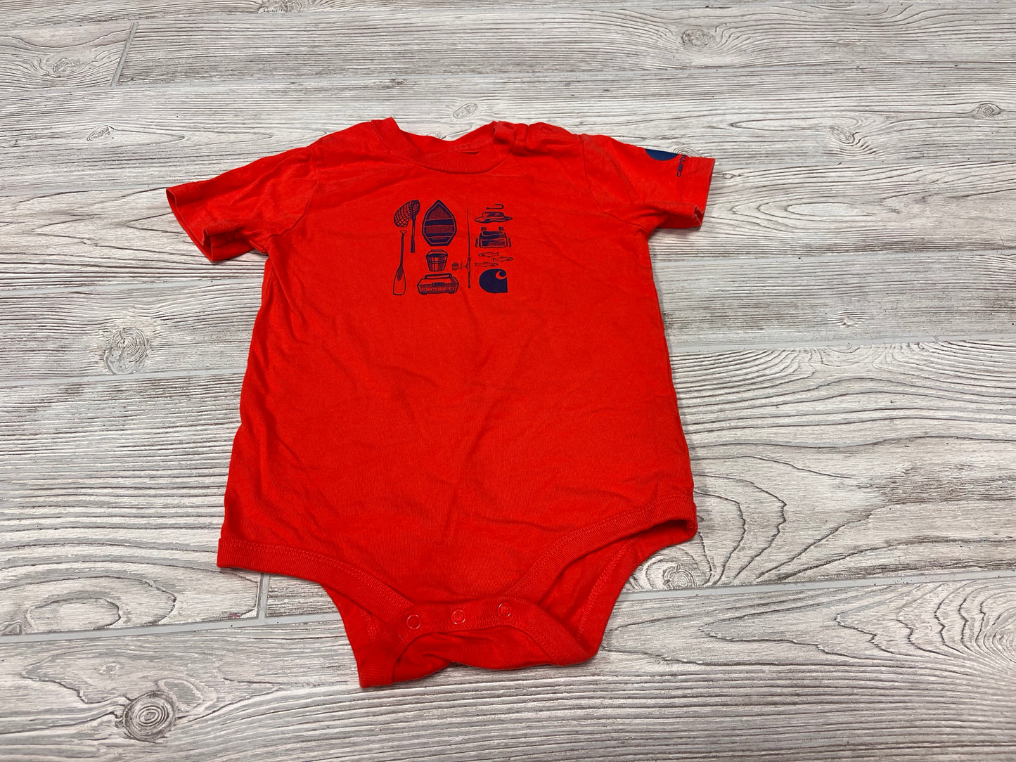 Carhartt Outdoor Print Short Sleeve Onesie