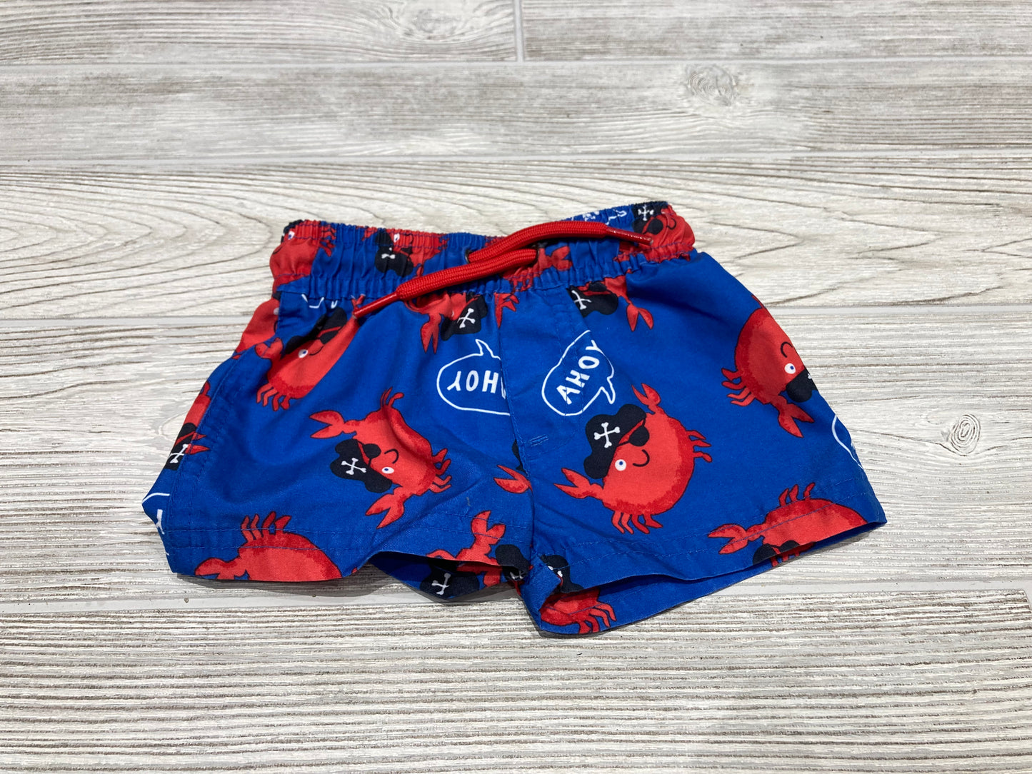 Carter’s Crab Print Ahoy Swim Trunks