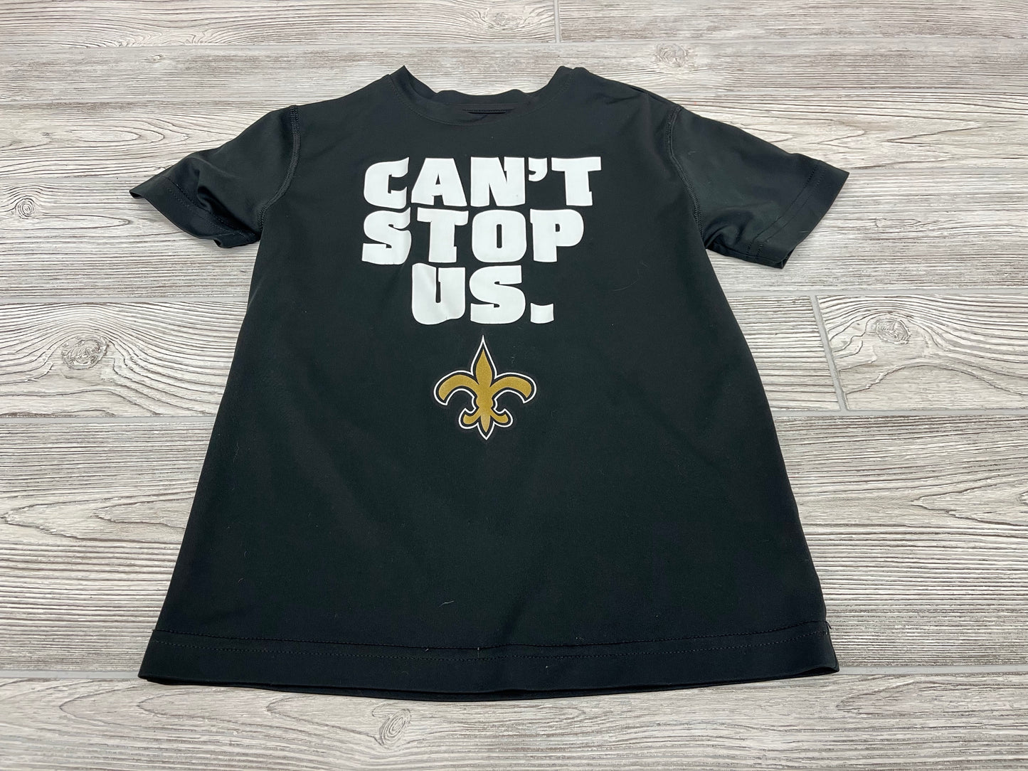 NFL Team Apparel “Can’t Stop Us” New Orleans Saints Athletic Short Sleeve Shirt