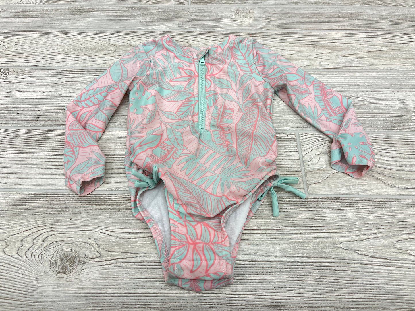 Cat & Jack One Piece Rashguard Swimsuit