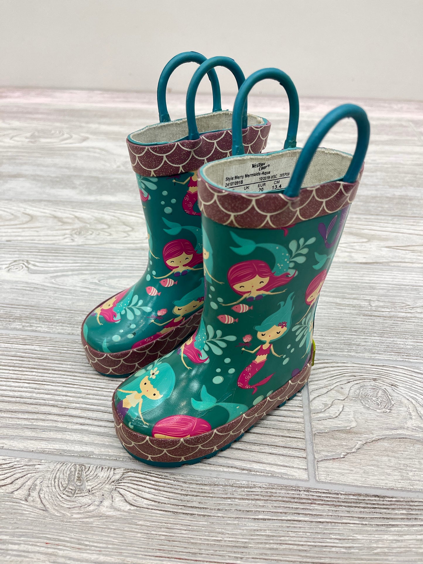Western Chief Mermaid Print Rain Boots